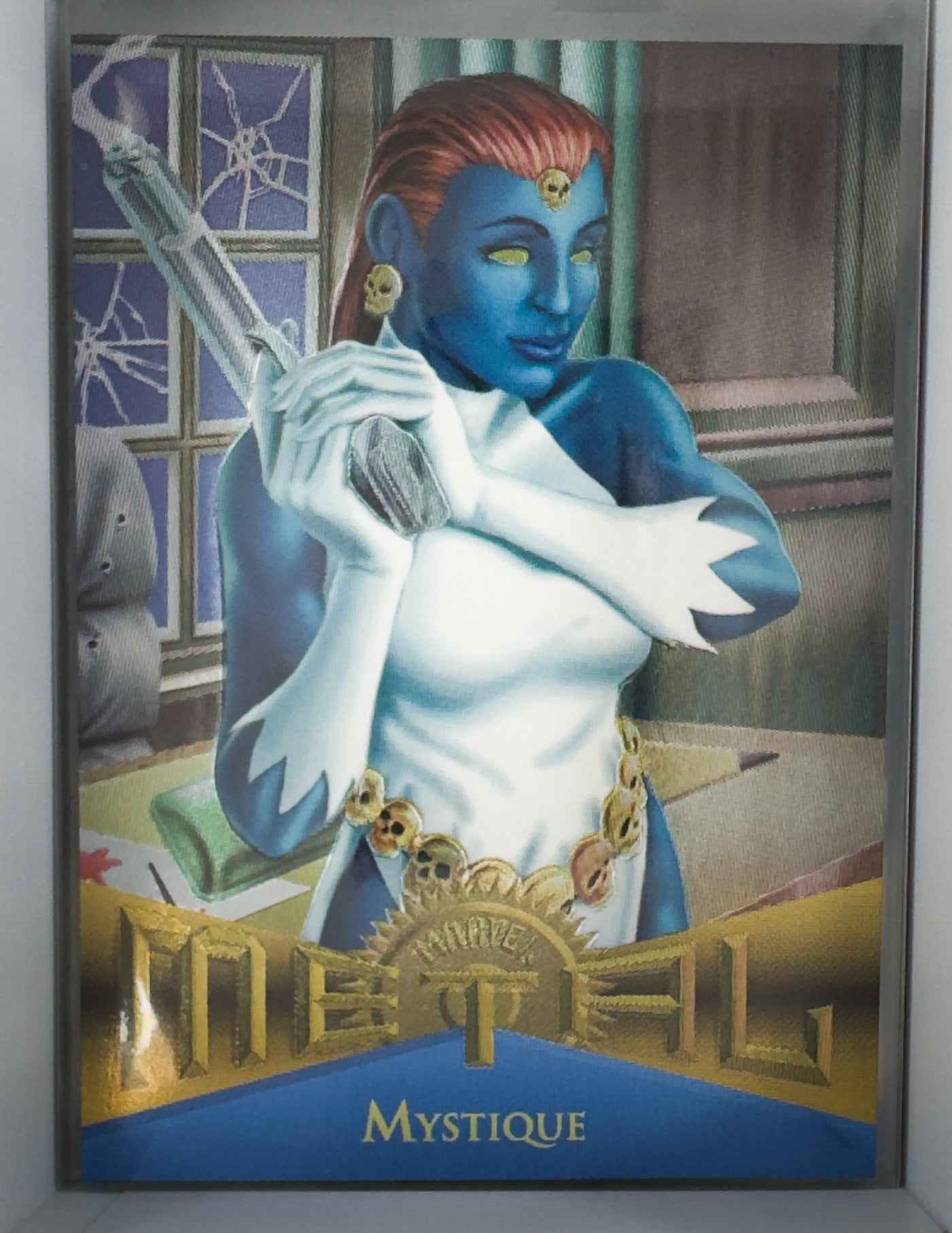 Mystique X-Men John Staton  Digital Chameleon Marvel Metal 1995 No.107