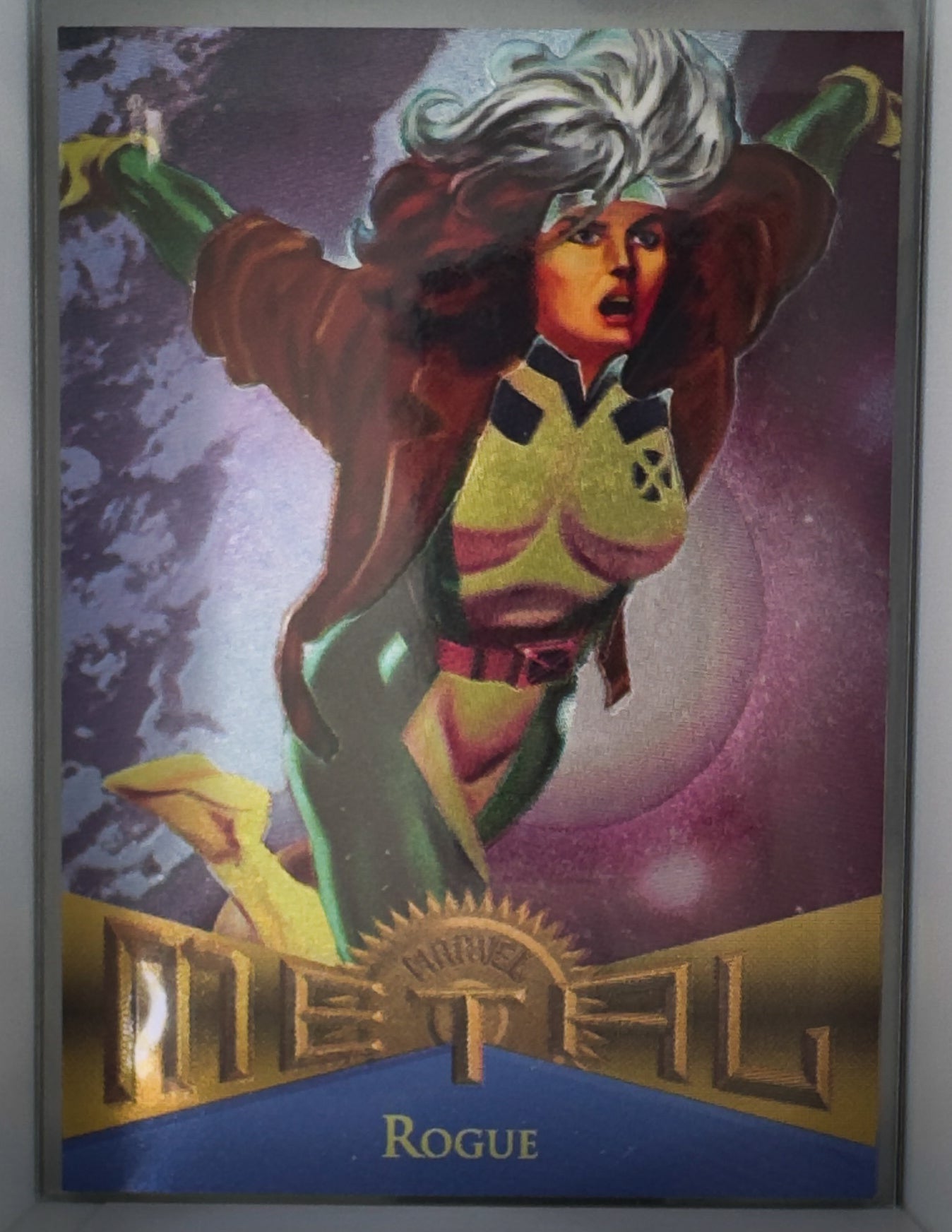 Rogue X-Men Kevin Hopgood Kevin Hopgood Marvel Metal 1995 Card No.114