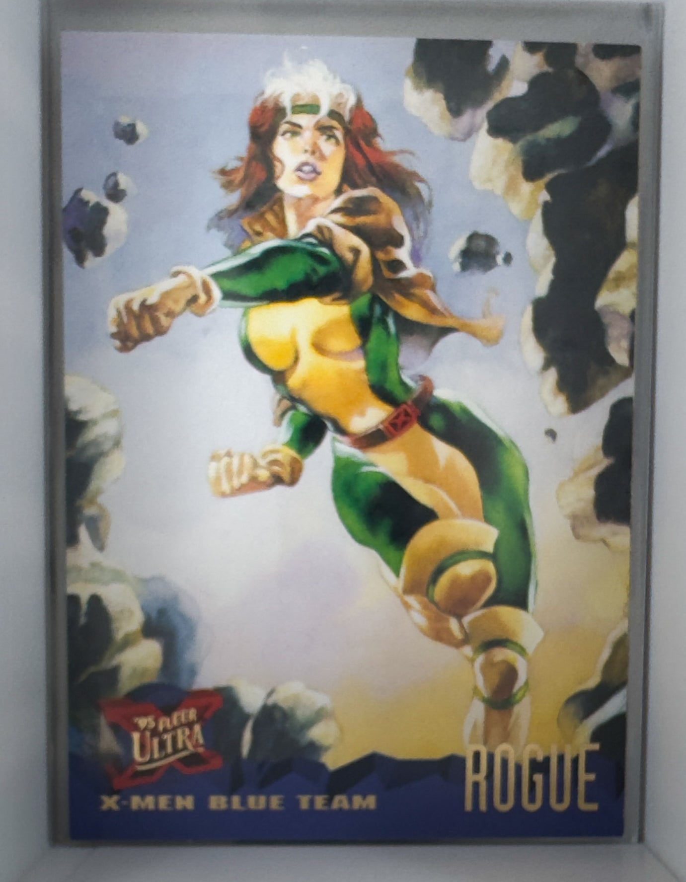 Marvel Fleer Ultra 1995 X-Men Card No.98 Rogue Blue Team Marvel Comics