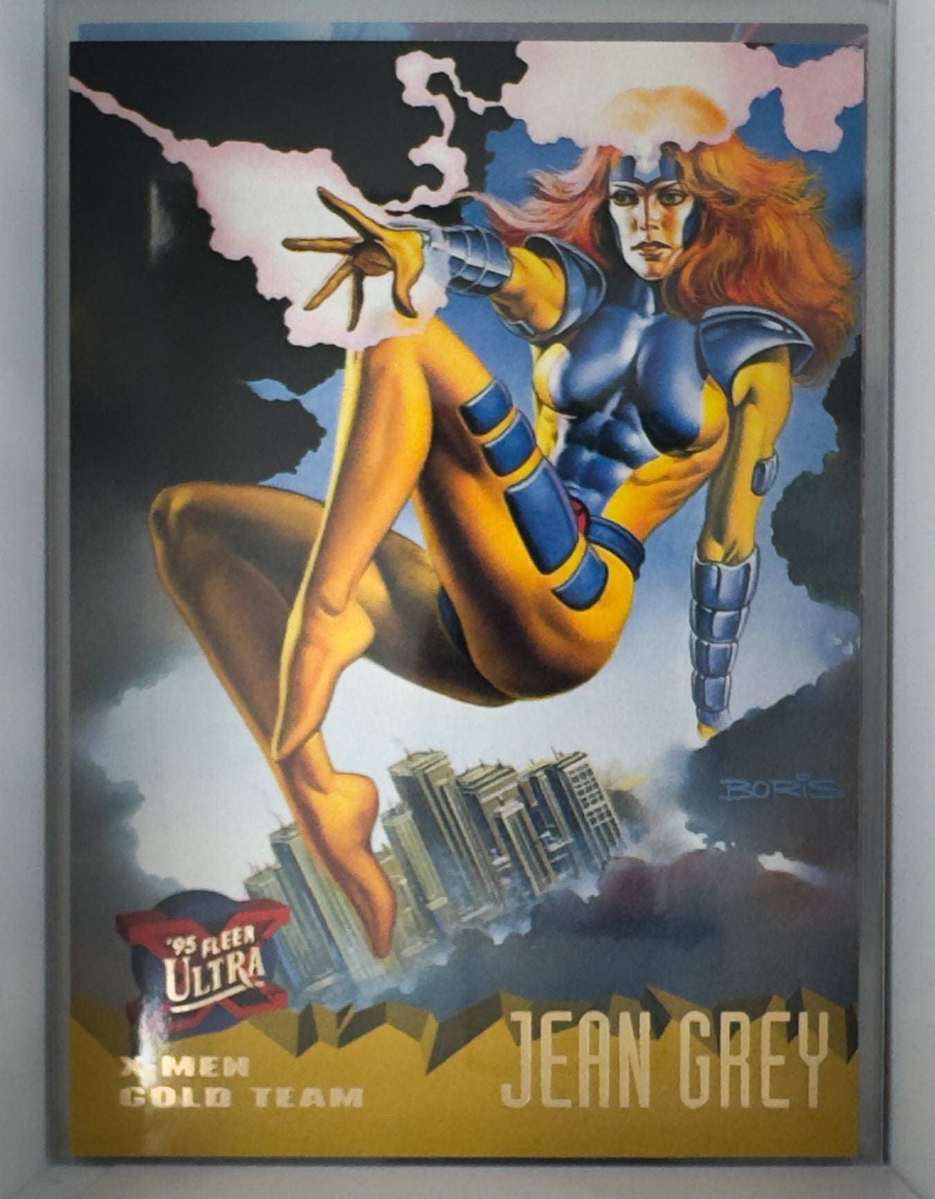 Marvel Fleer Ultra 1995 X-Men Card No.102 Gold Team Jean Grey