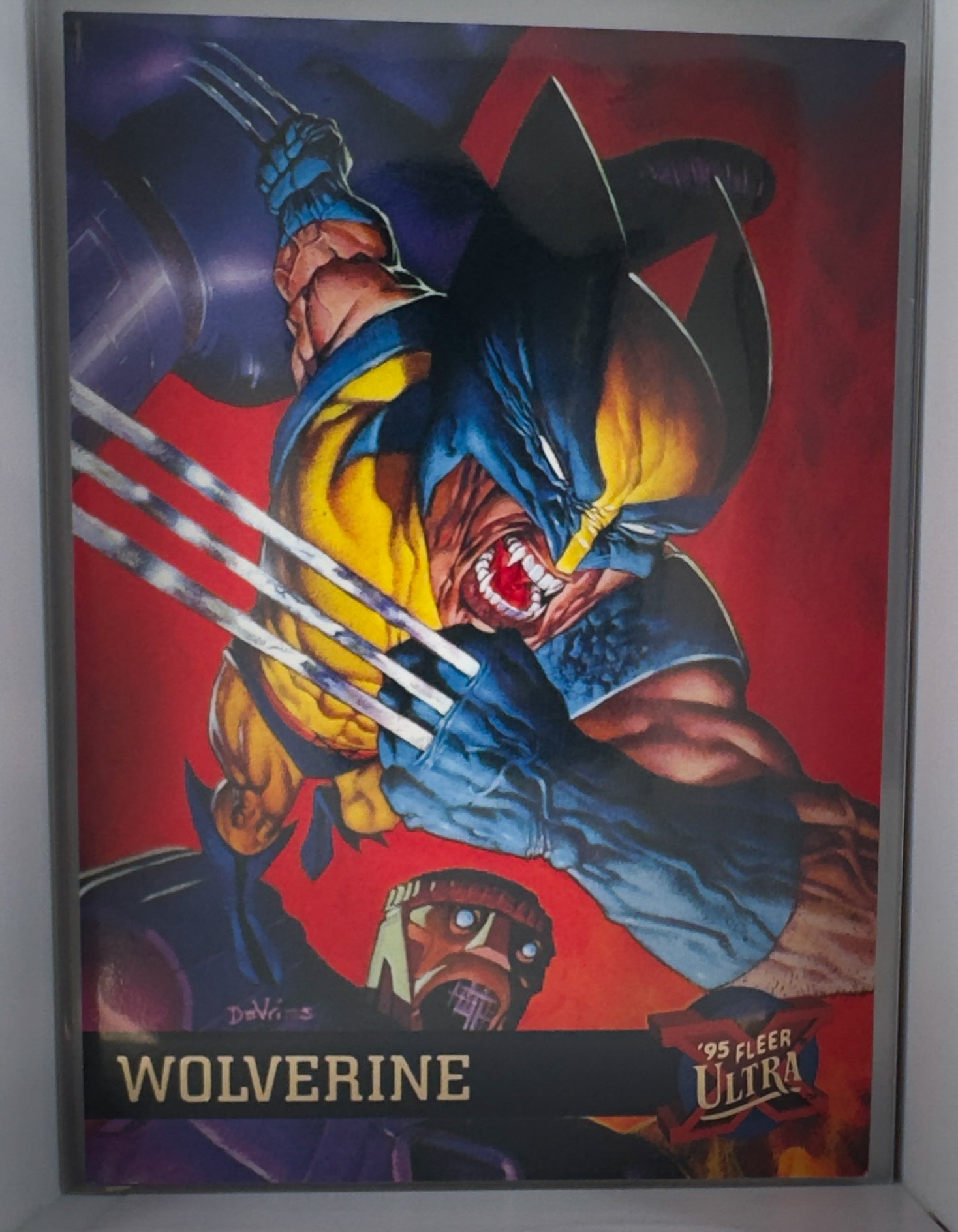 Marvel Fleer Ultra 1995 X-Men Card No.52 Wolverine Logan 