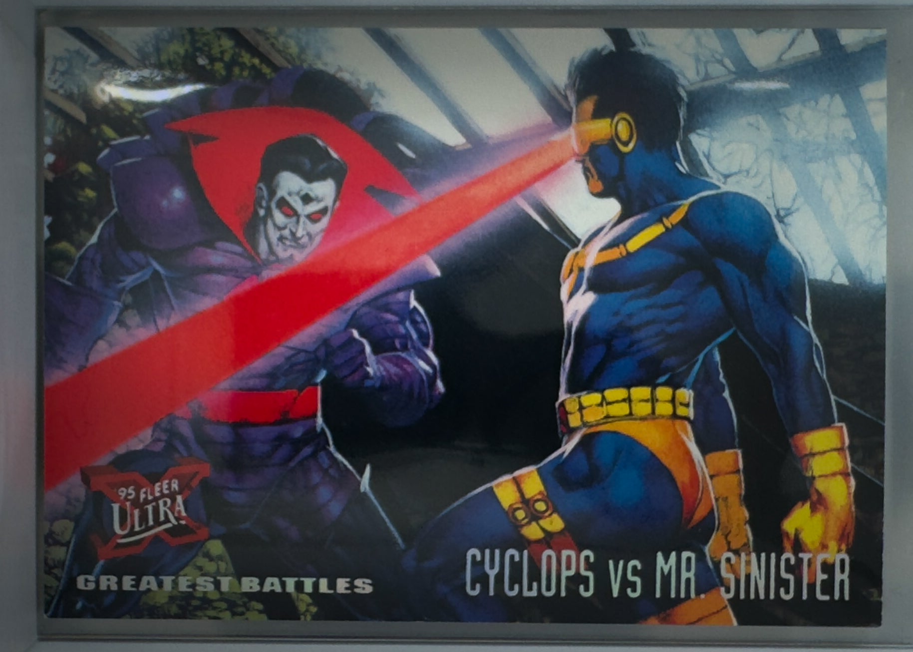 Marvel Fleer Ultra 1995 X-Men Card No.131 Cyclops Vs Mr. Sinister