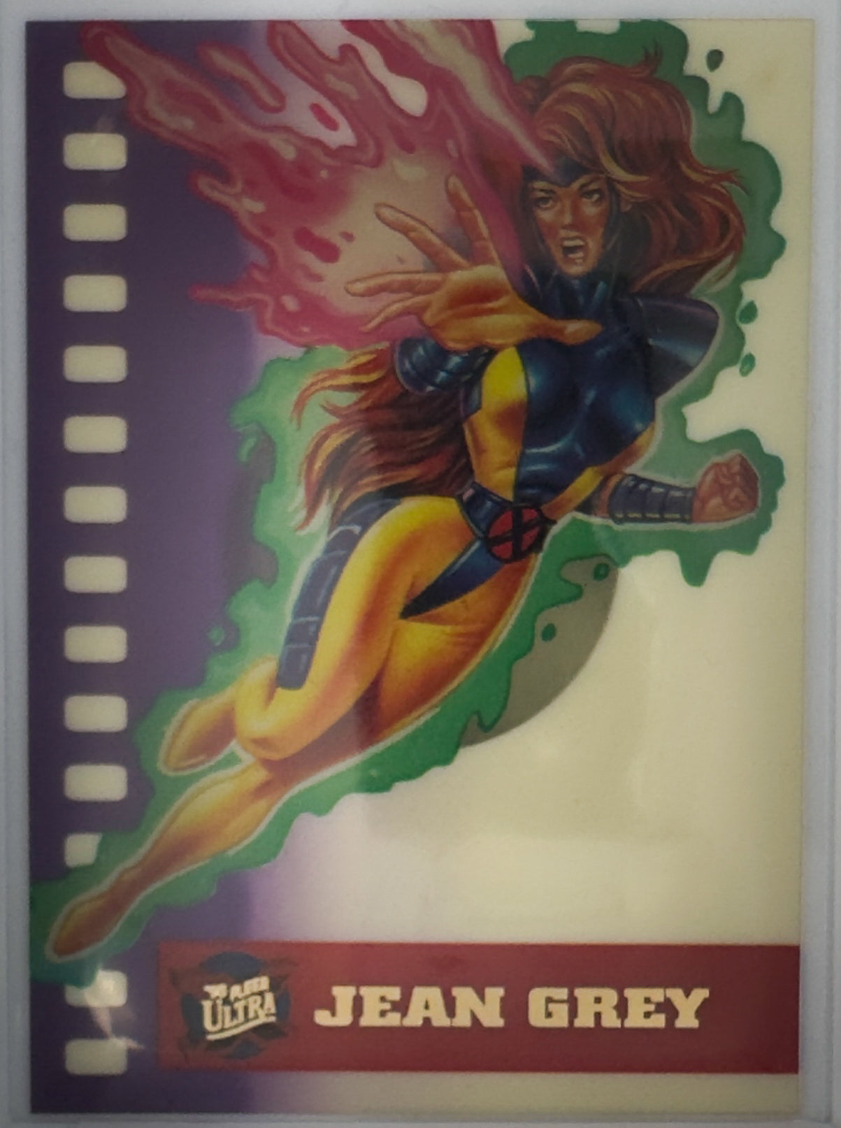 Marvel Fleer Ultra 1995 X-Men Card No. 4/10 Jean Grey Suspended Animation
