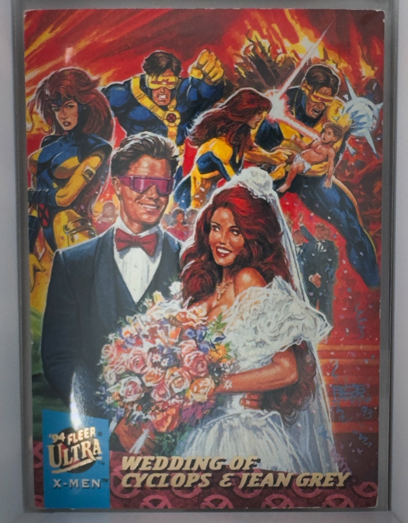 Marvel Fleer Ultra 1994 X-Men Card No.126 Cyclops and Jean Grey Part 3