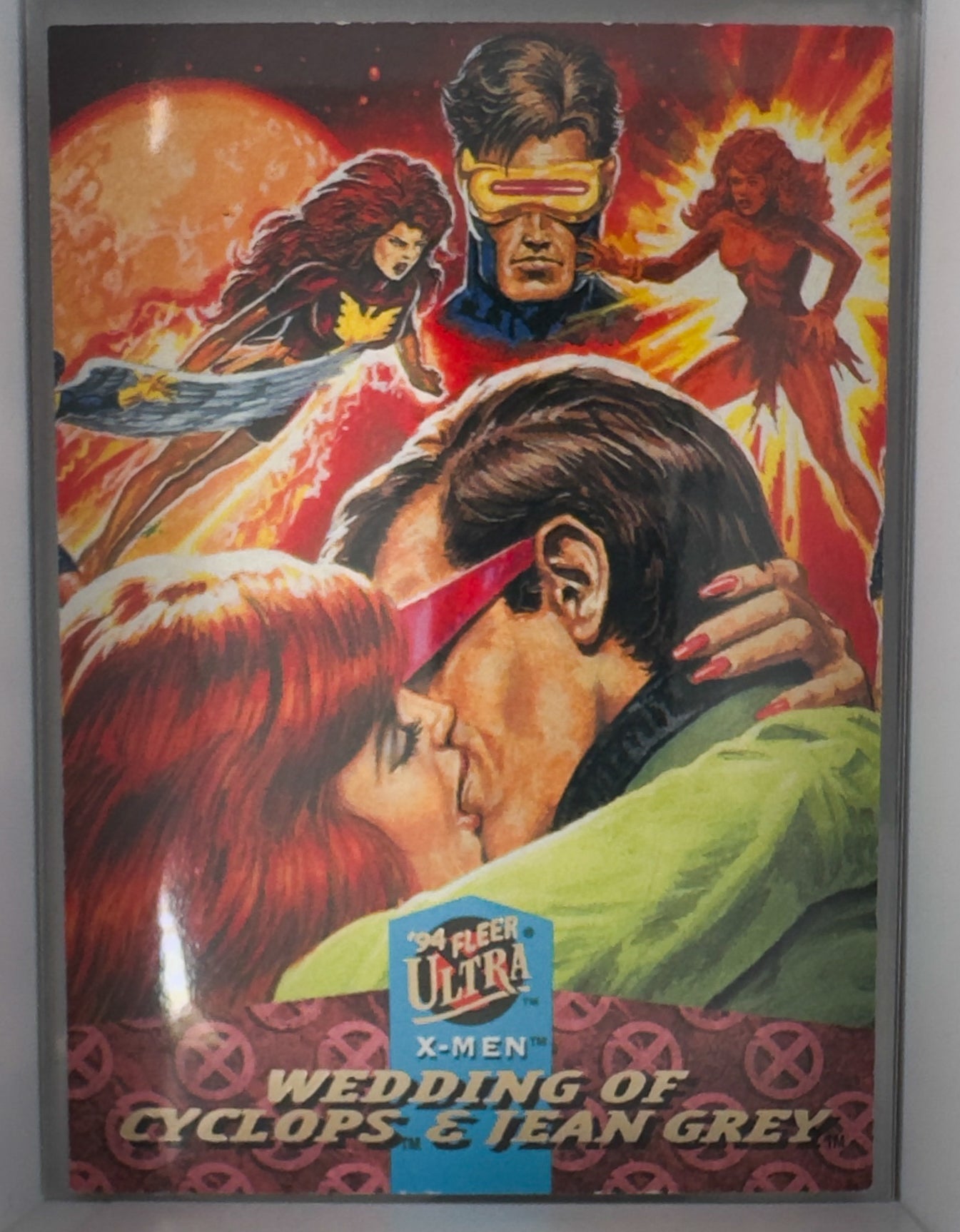 Marvel Fleer Ultra 1994 X-Men Card No.125 Cyclops and Jean Grey Part 2
