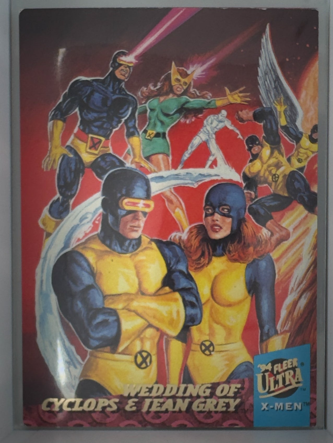 Marvel Fleer Ultra 1994 X-Men Card No.124 Cyclops and Jean Grey Part 1