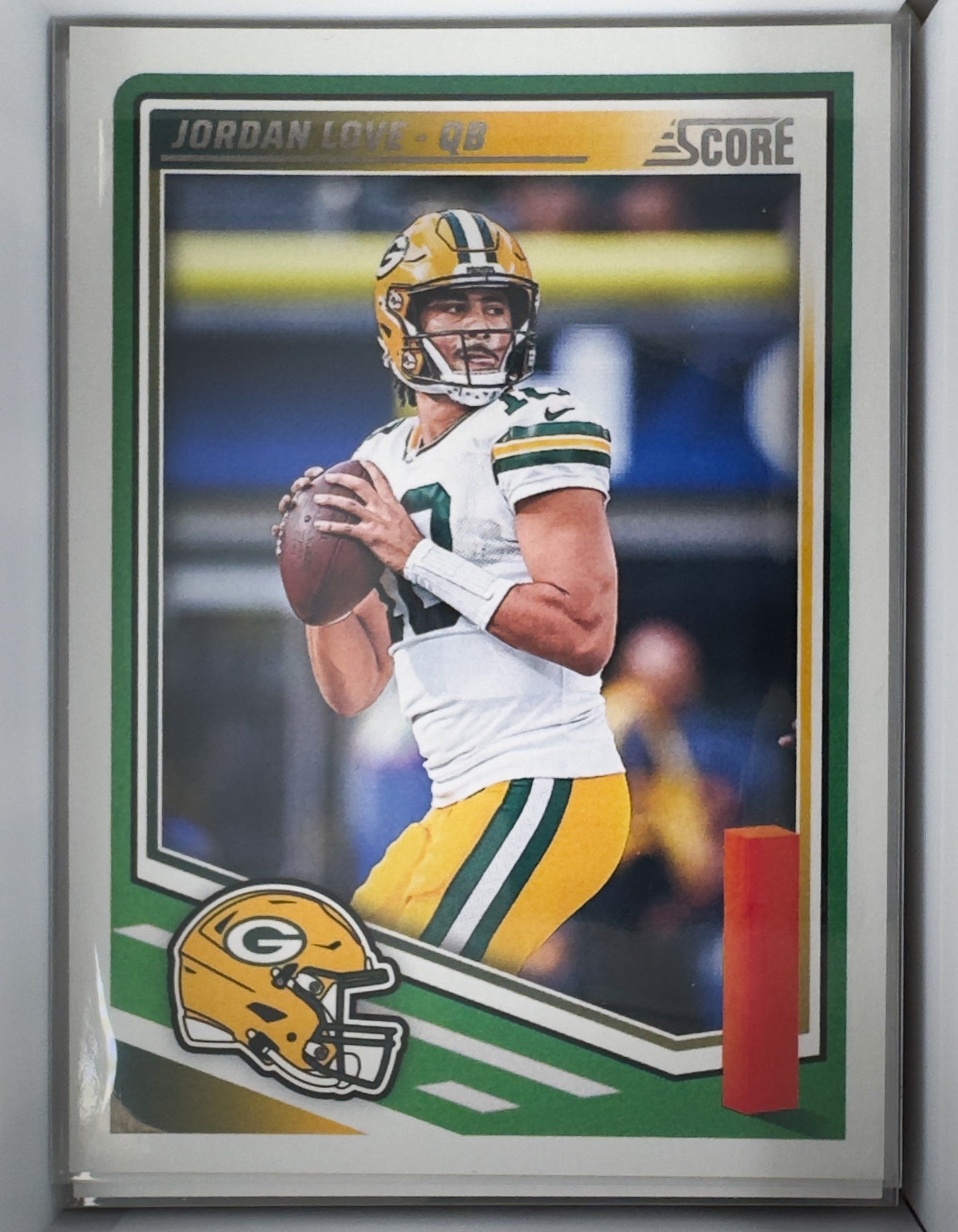 Score Football 2025 Card No.119 Jordan Love Packers