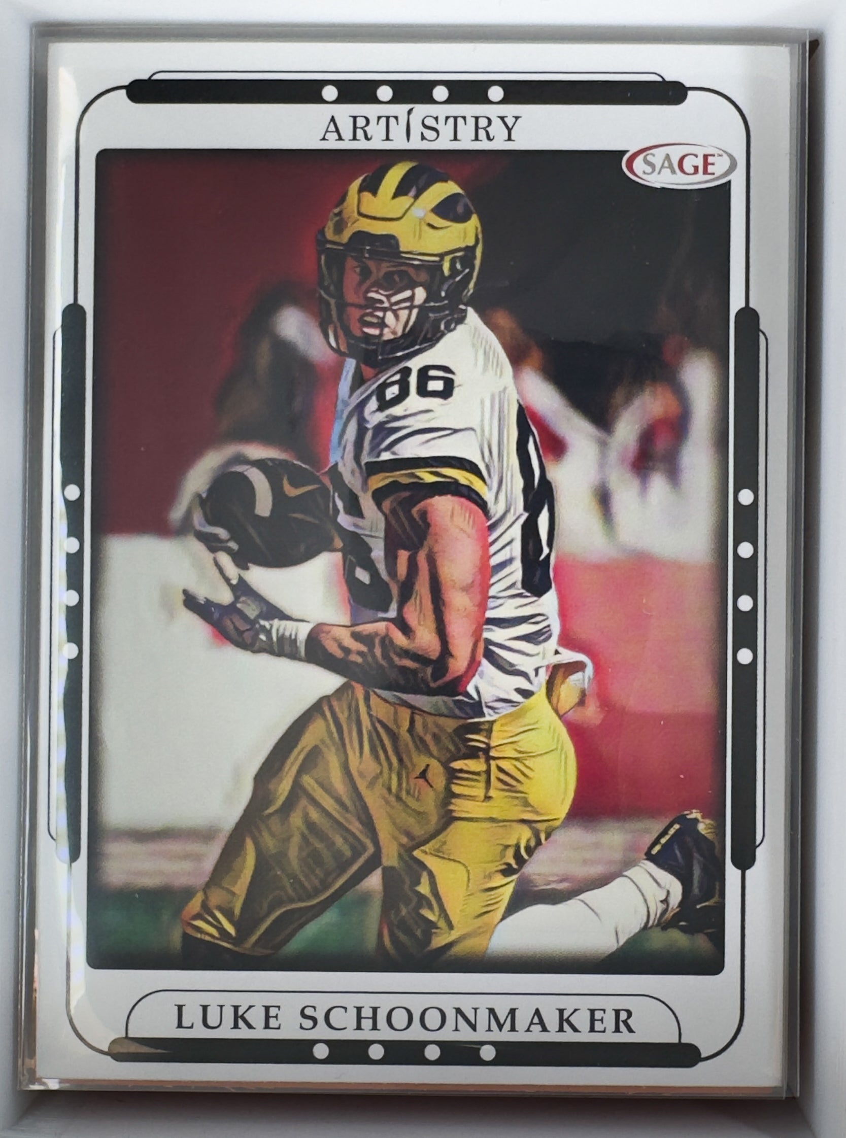 Sage Football 2024 Card No.84 Luke Schoonmaker