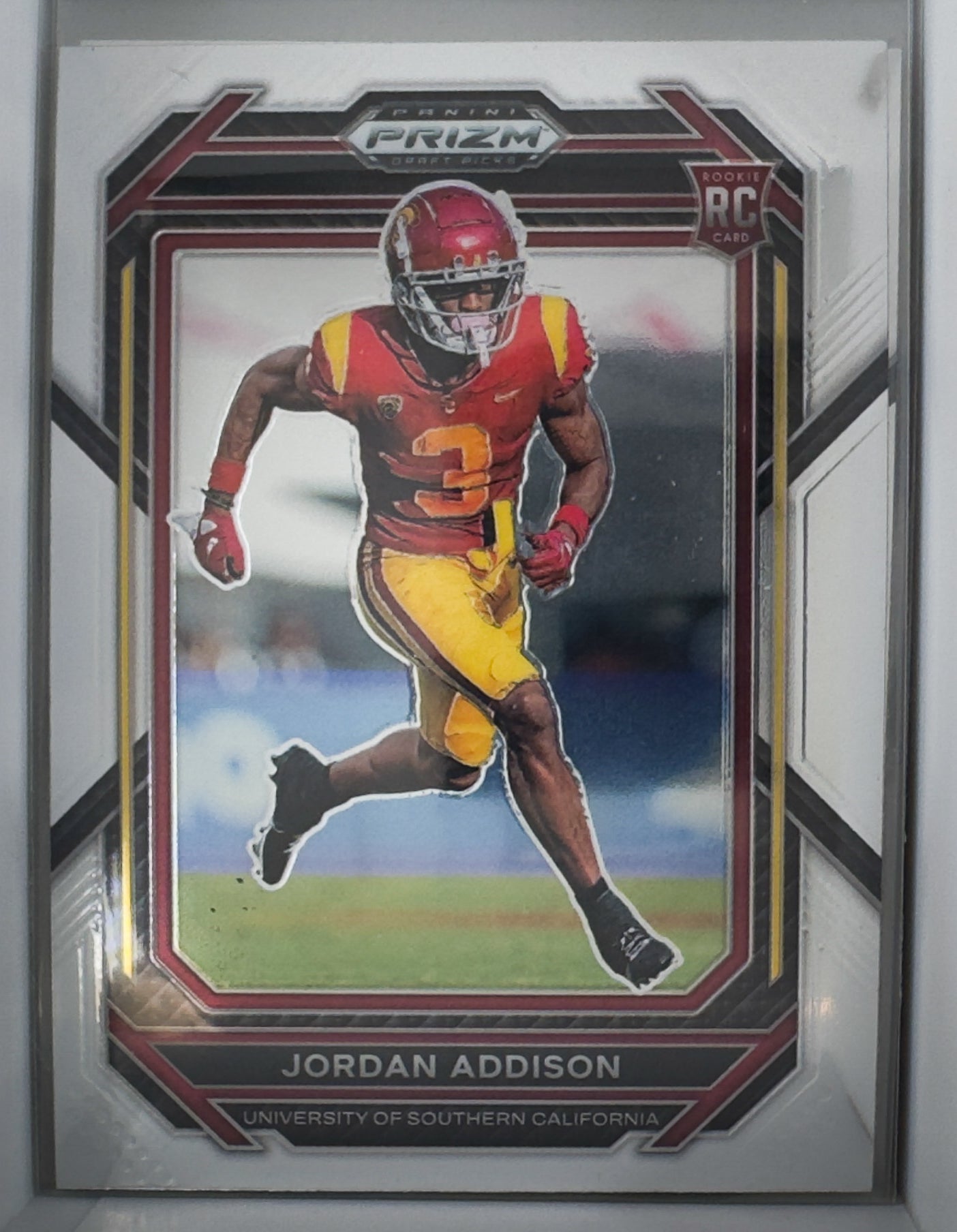 Panini Prizm Draft Picks 2023 Card No.136 Jordan Addison Rookie