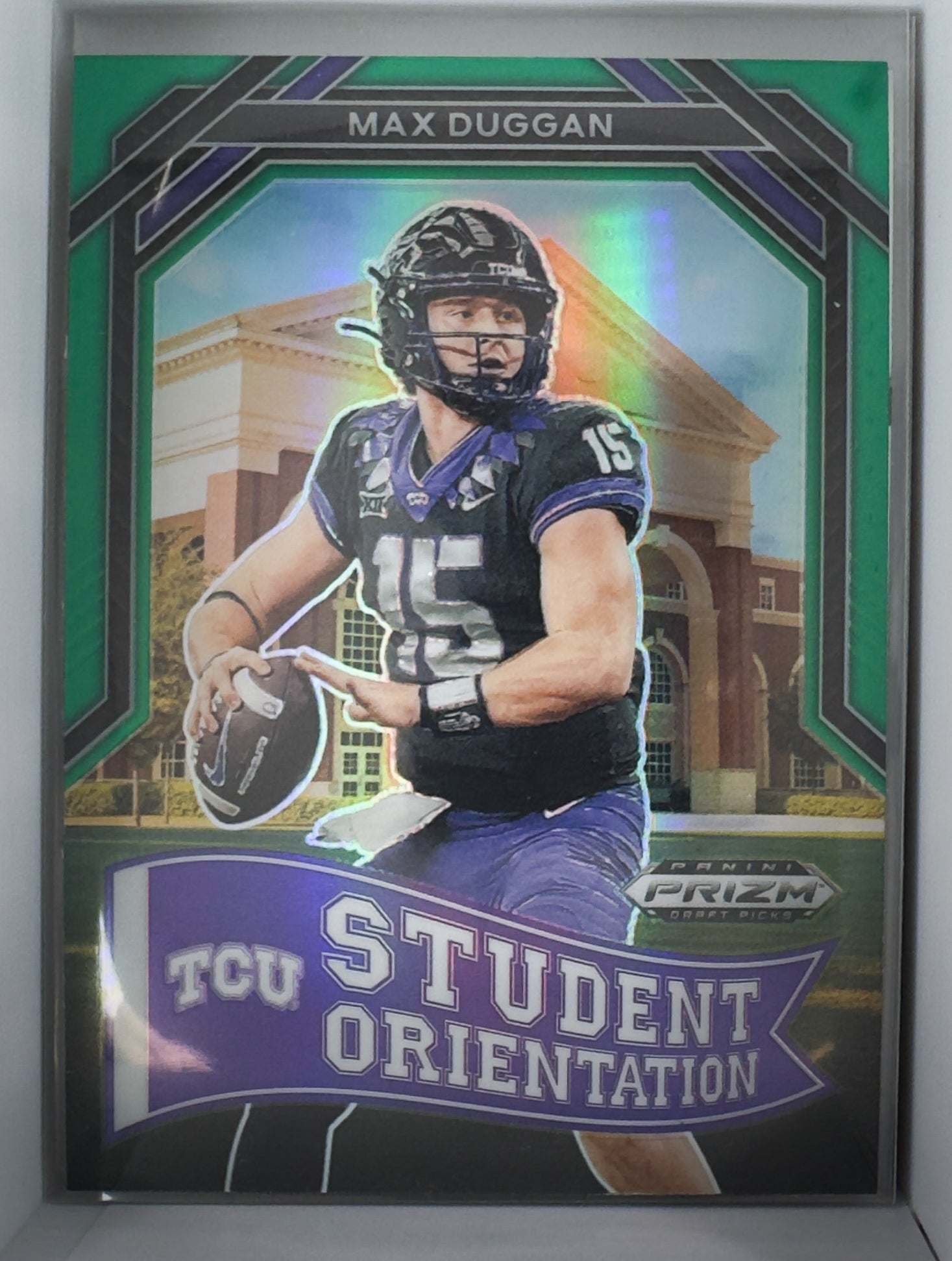 Panini Prizm Draft Picks 2023 Card No.S0-8 Max Duggan