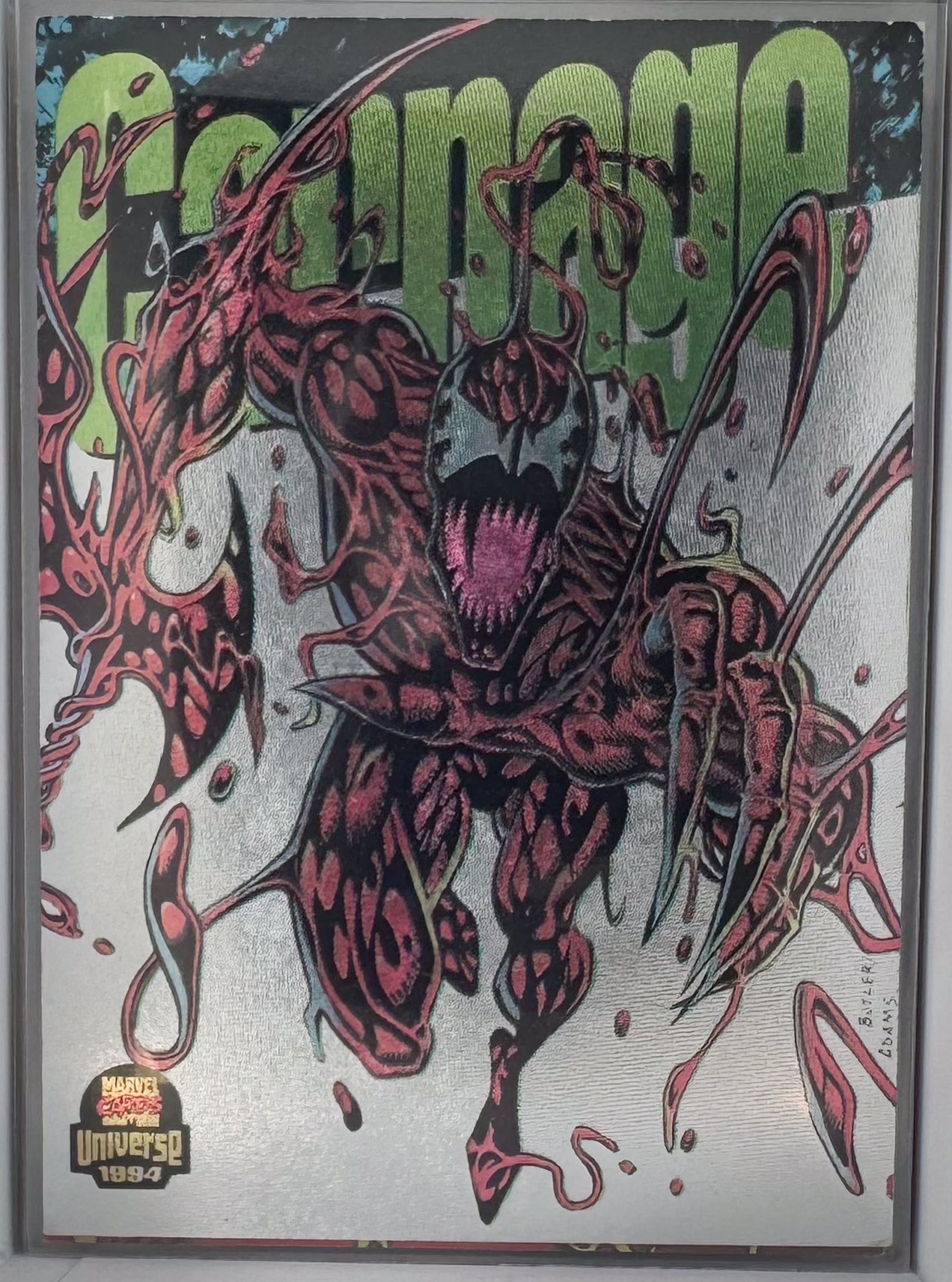 Carnage Marvel Universe Power Blast #1 Limited Edition 1994 Card No.S19