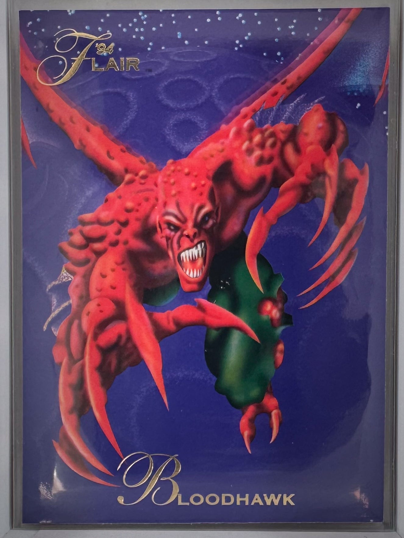 Bloodhawk Flair 1994 Marvel Comics NO.124