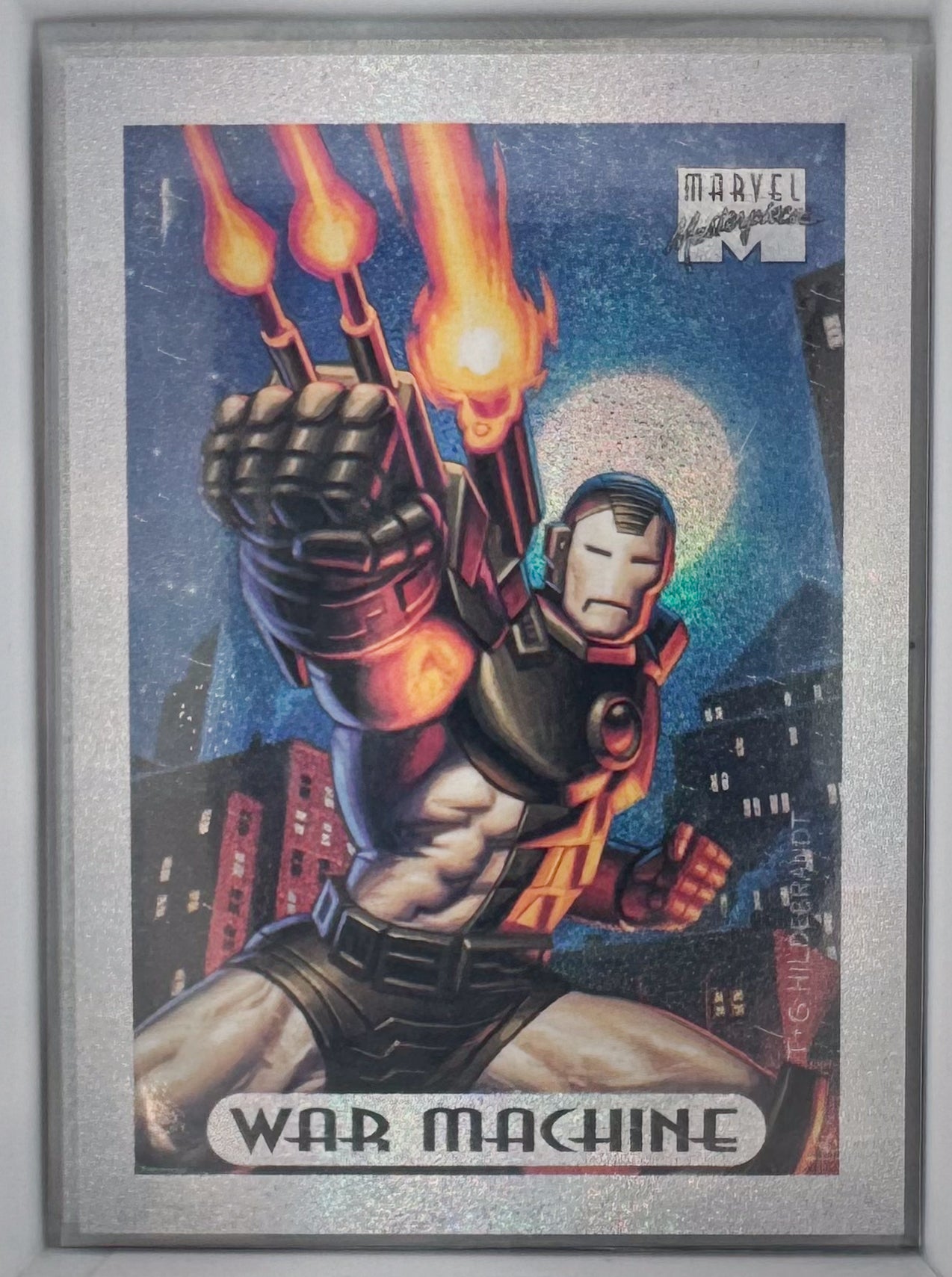 War Machine Masterpieces 1994 Silver Holo Foil Limited Edition 10 of 10