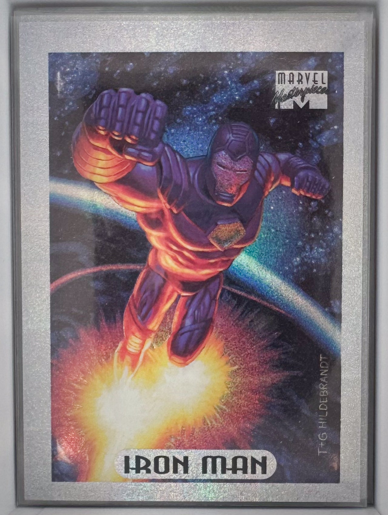 Iron Man Marvel Masterpieces 1994 Silver Holo Foil Limited Edition 5 of 10