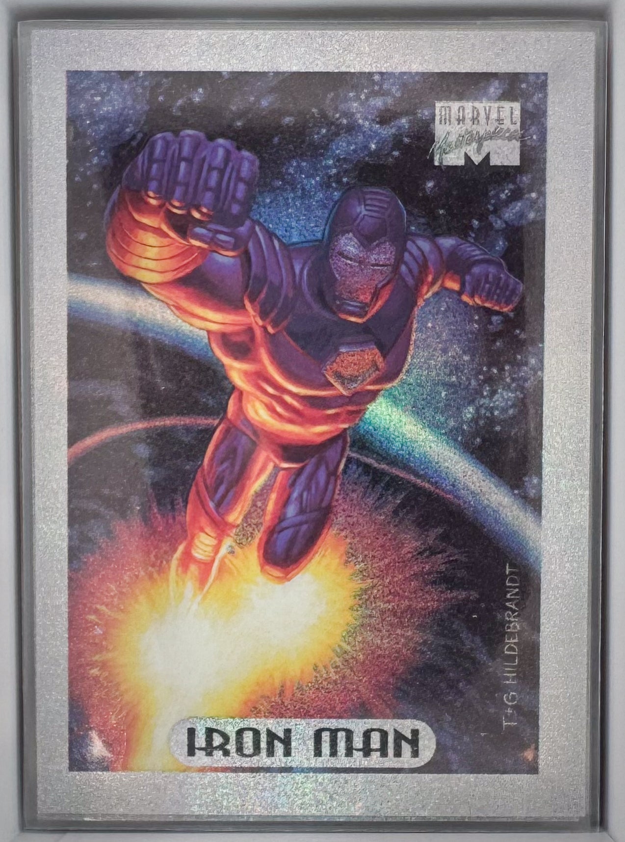 Iron Man Marvel Masterpieces 1994 Silver Holo Foil Limited Edition 5 of 10
