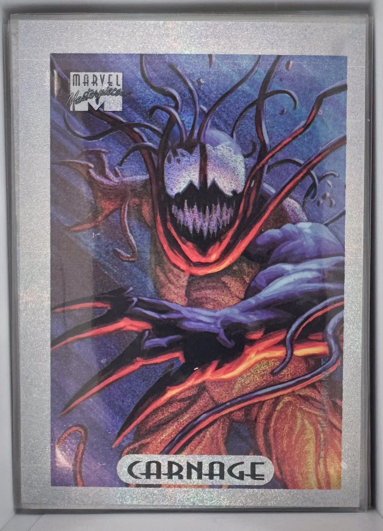 Carnage Marvel Masterpieces 1994 Silver Holo Foil Limited Edition 2 of 10