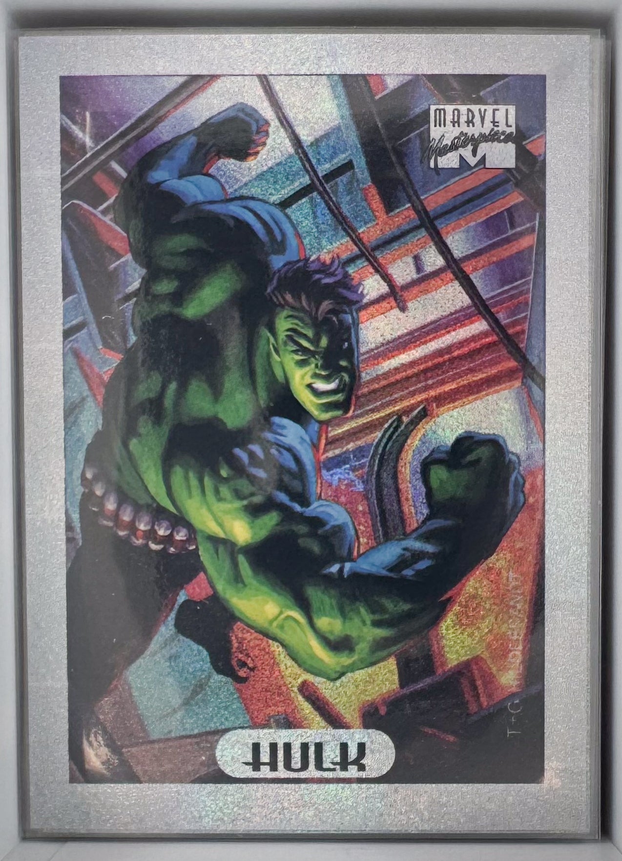 Hulk Marvel Masterpieces 1994 Holo Foil Limited Edition 4 of 10