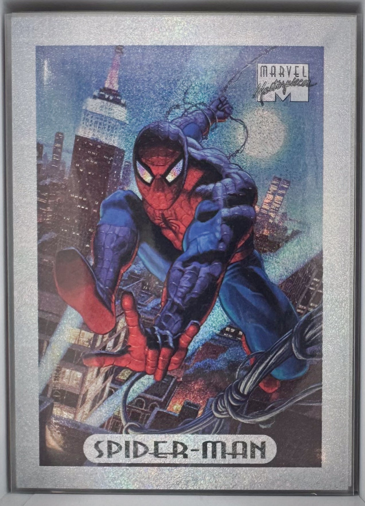 Spider-Man Marvel Masterpieces 1994 Silver Holo Foil Limited Edition 8 of 10