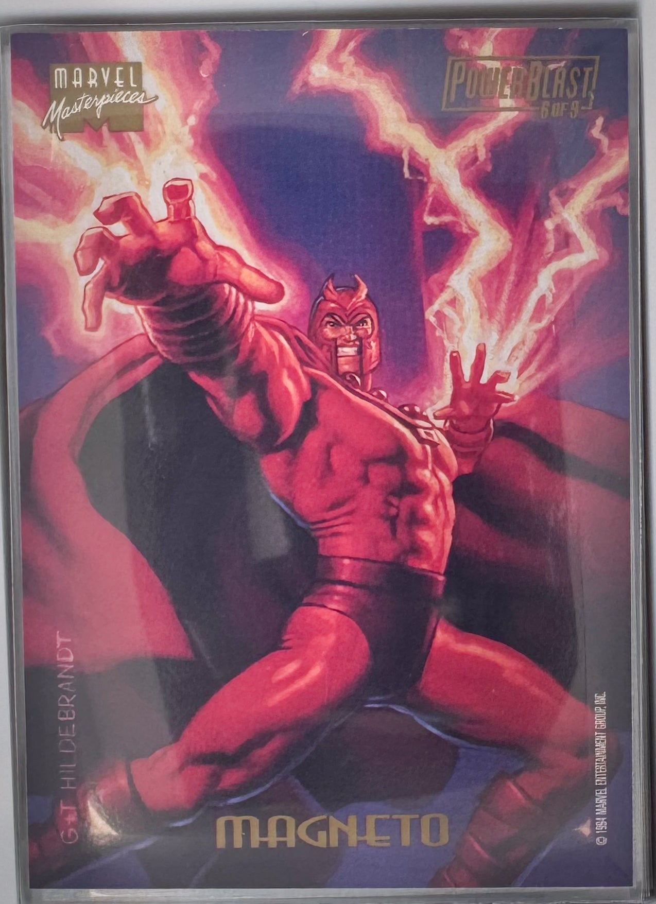 Magneto Marvel Master Pieces 1994 Power Blast No.6 of 9