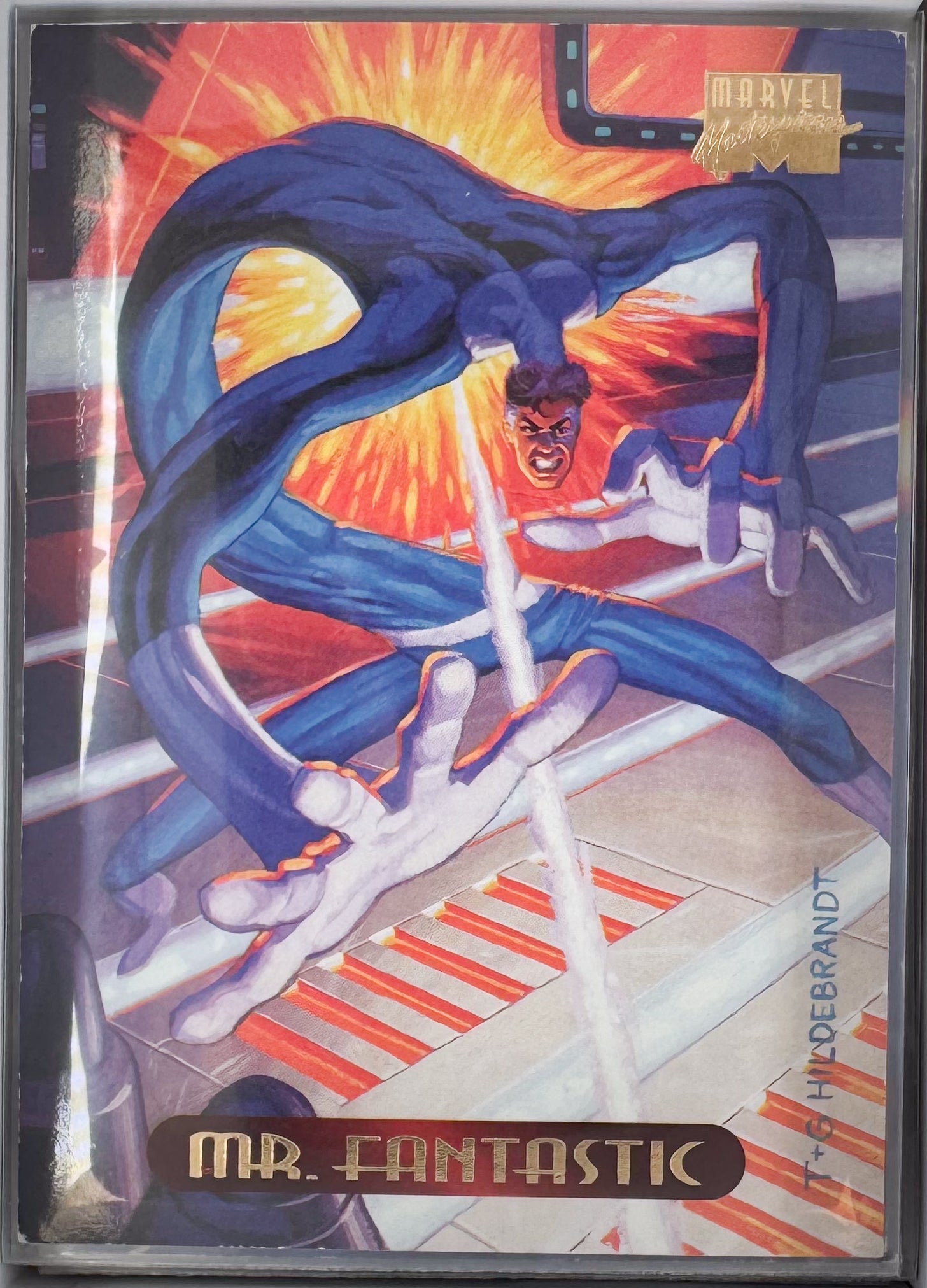 Mr. Fantastic Marvel Master Pieces 1994 Card No.76