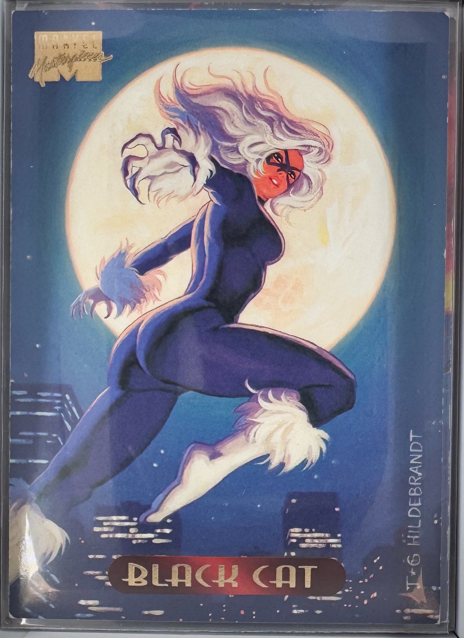 Black Cat Marvel Master Pieces 1994 Card No.6