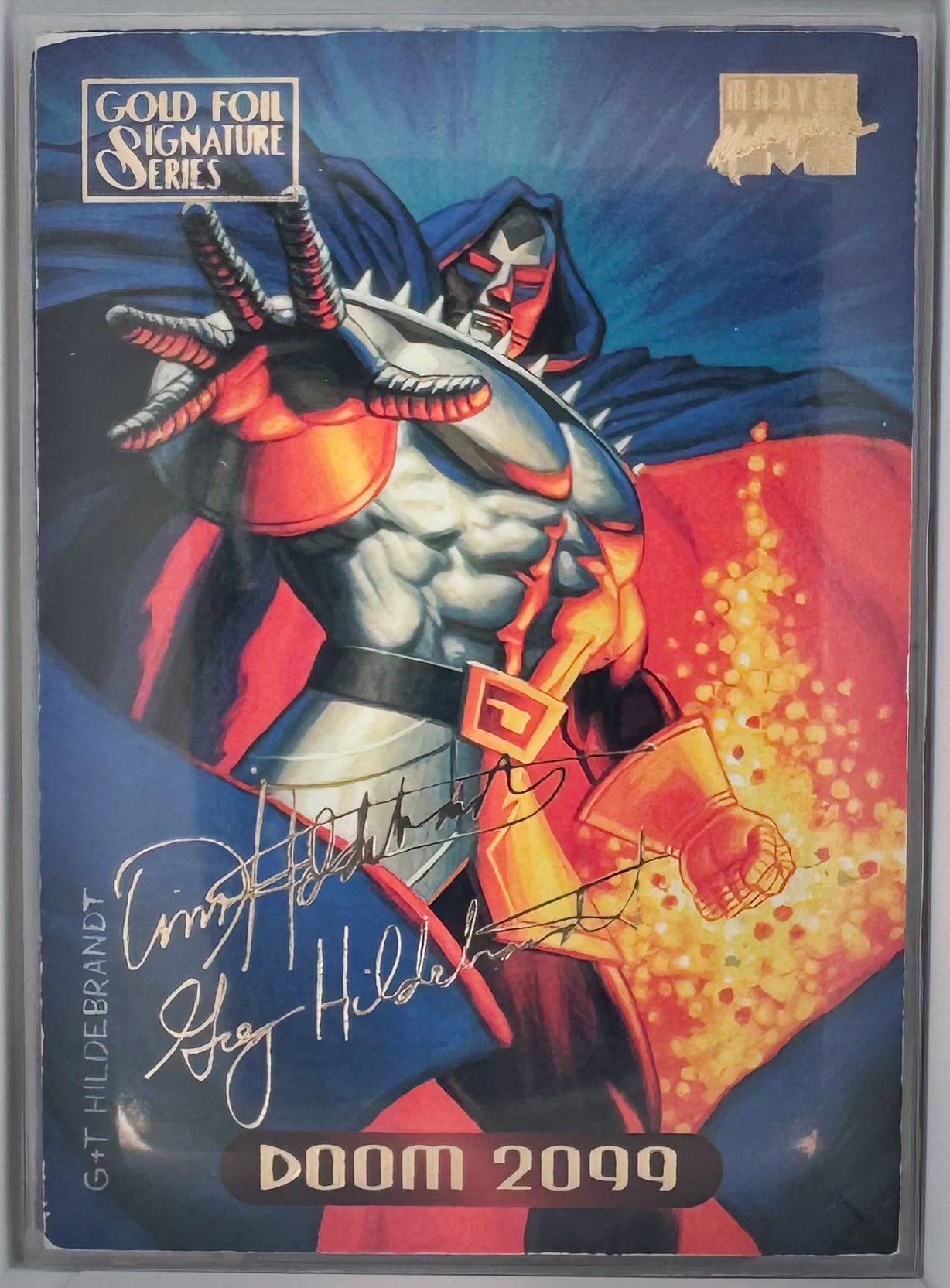 Doom 2099 Marvel Master Pieces 1994 Card No.33 Gold Foil Signature Series