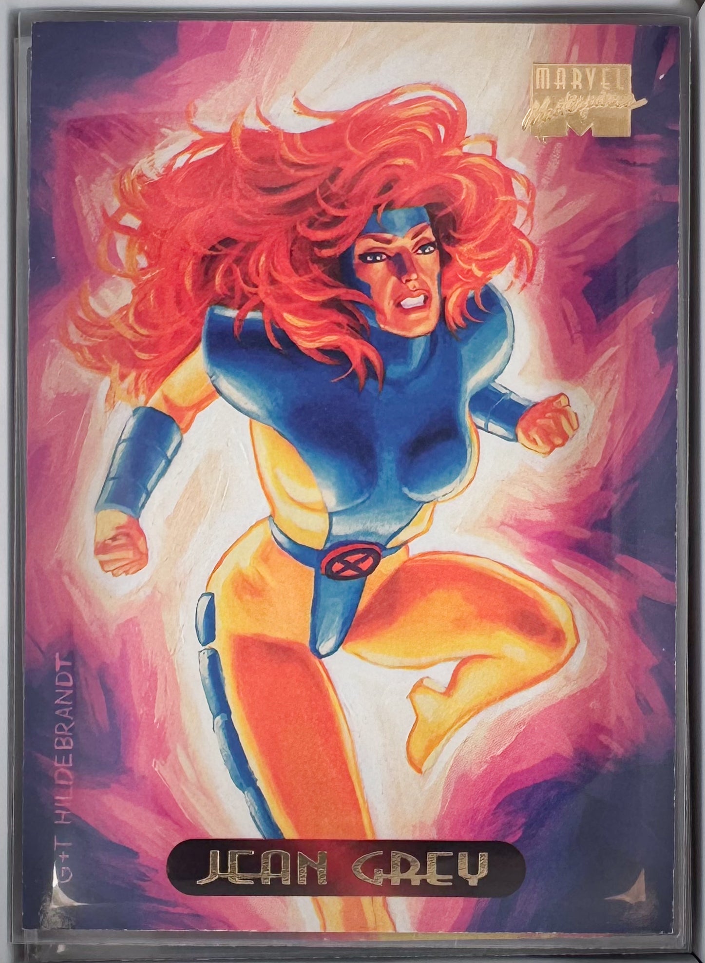 8 of 18 Jean Grey Metal Blaster Marvel Metal 1995