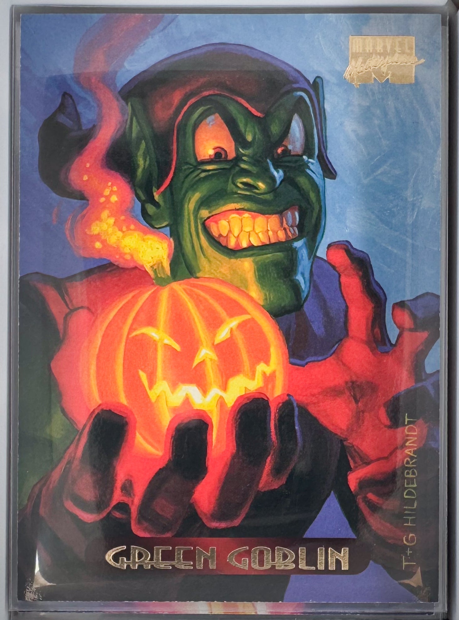 Green Goblin Marvel Master Pieces 1994 Card No.44