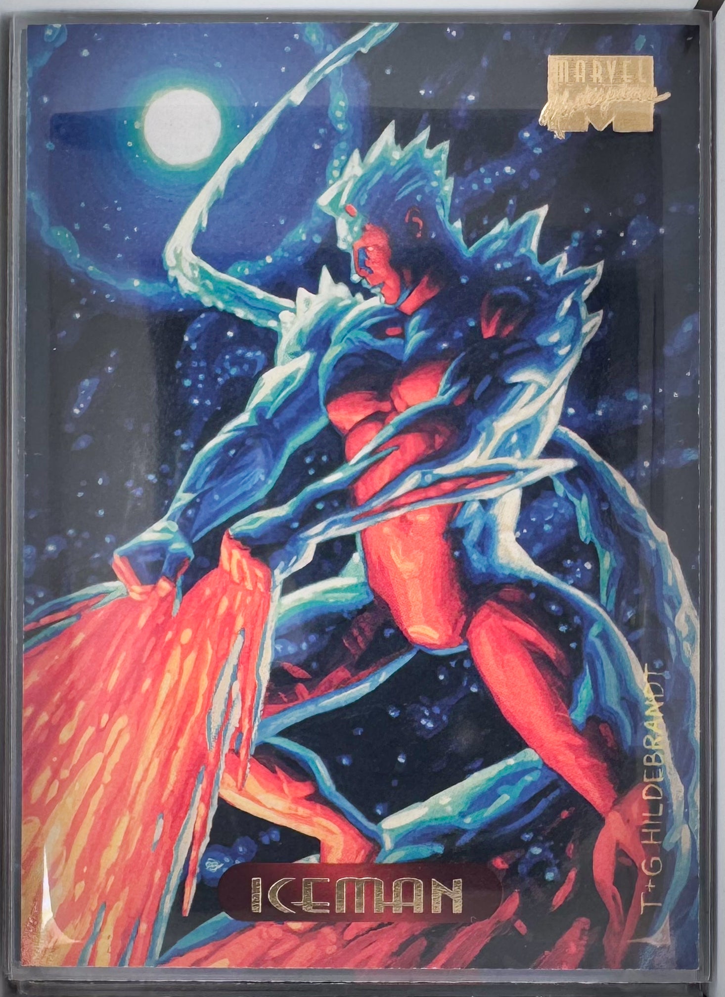 Iceman Marvel Master Pieces 1994 Card No.54