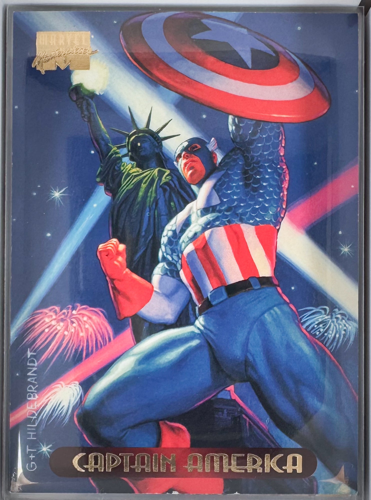 Captain America Marvel Master Pieces 1994 Card No.18