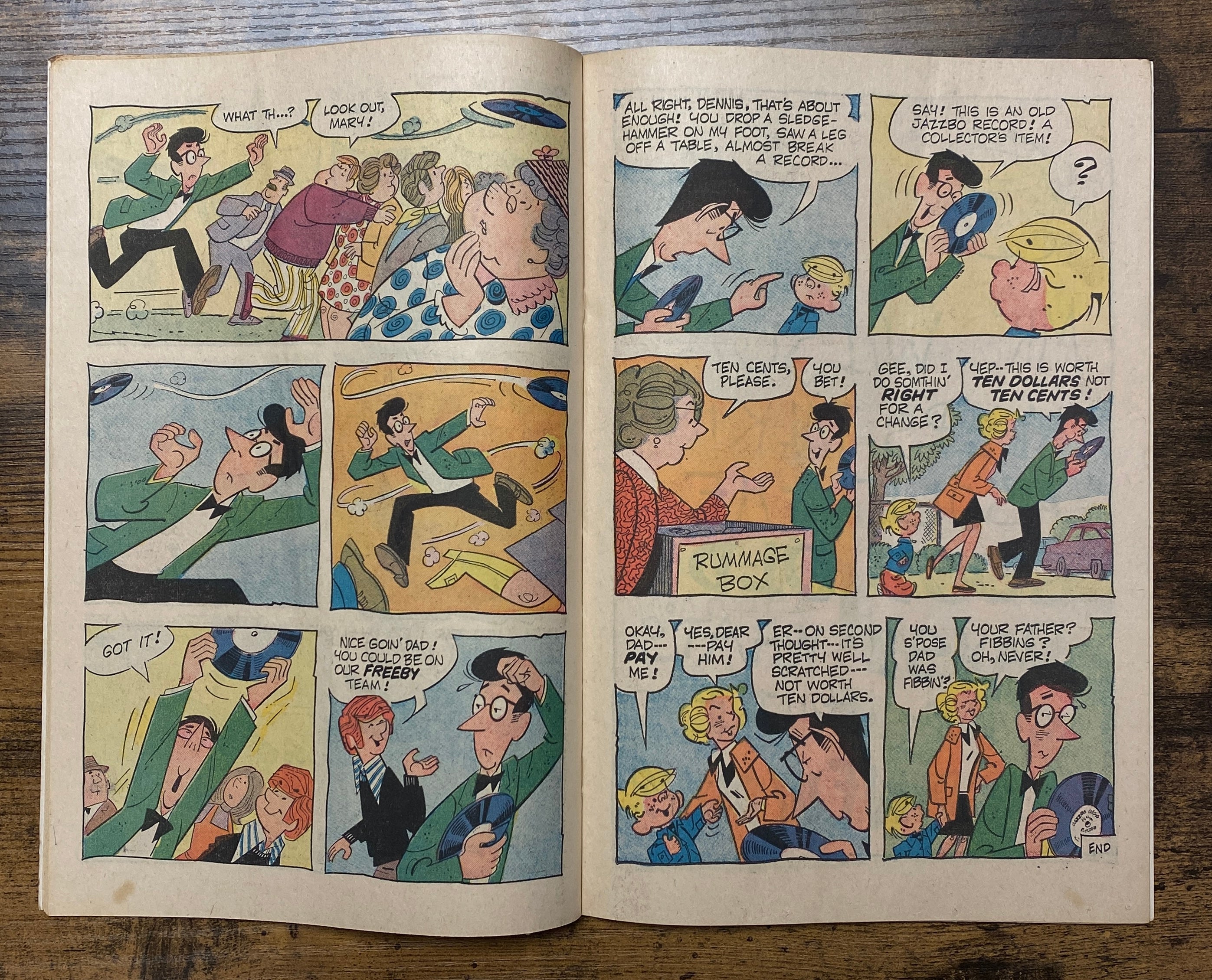 Dennis the Menace 127 Comic Book Pop Corn