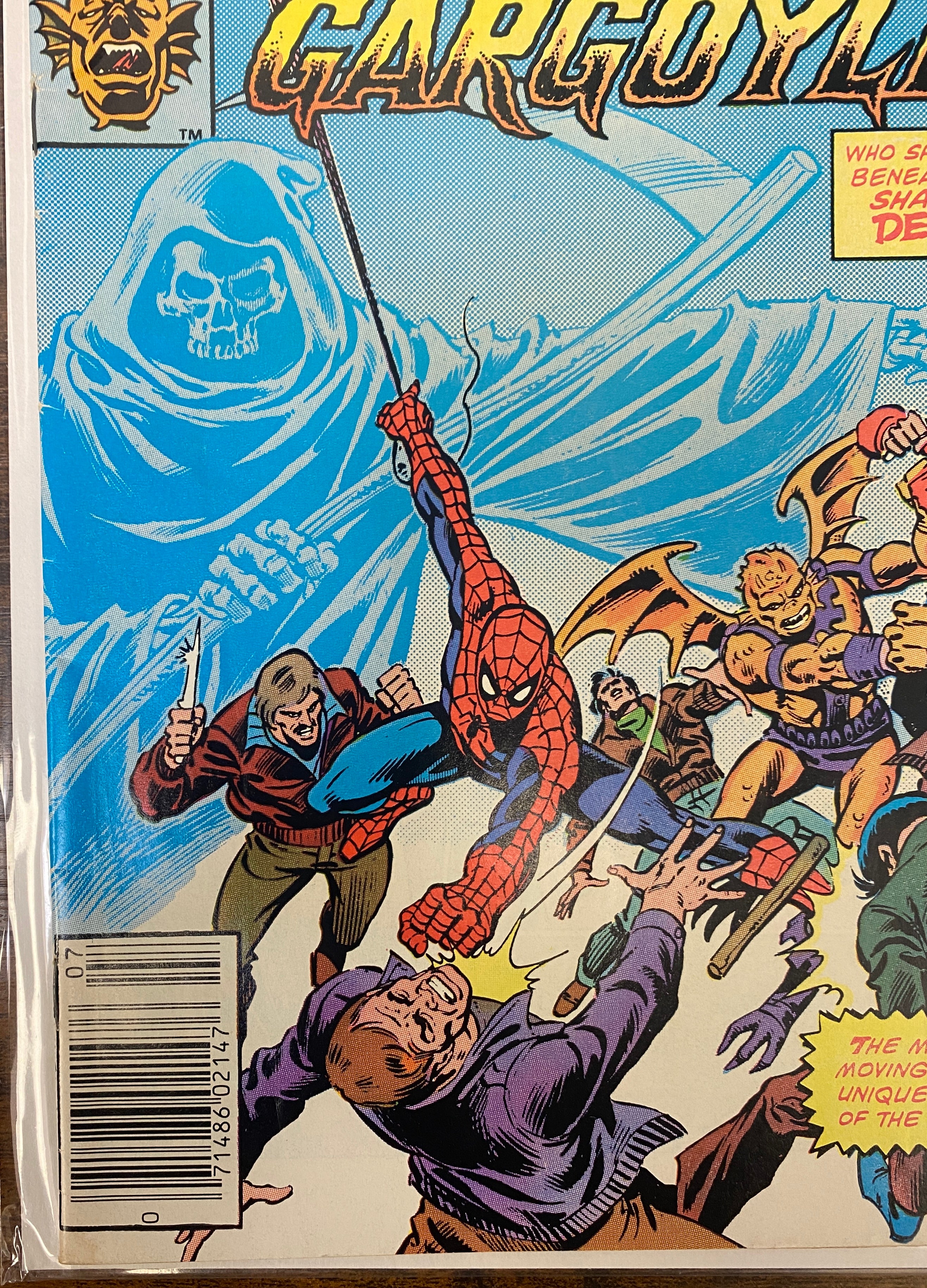 Marvel Team Up Spider Man and Gargoyle Comic Book 119 July