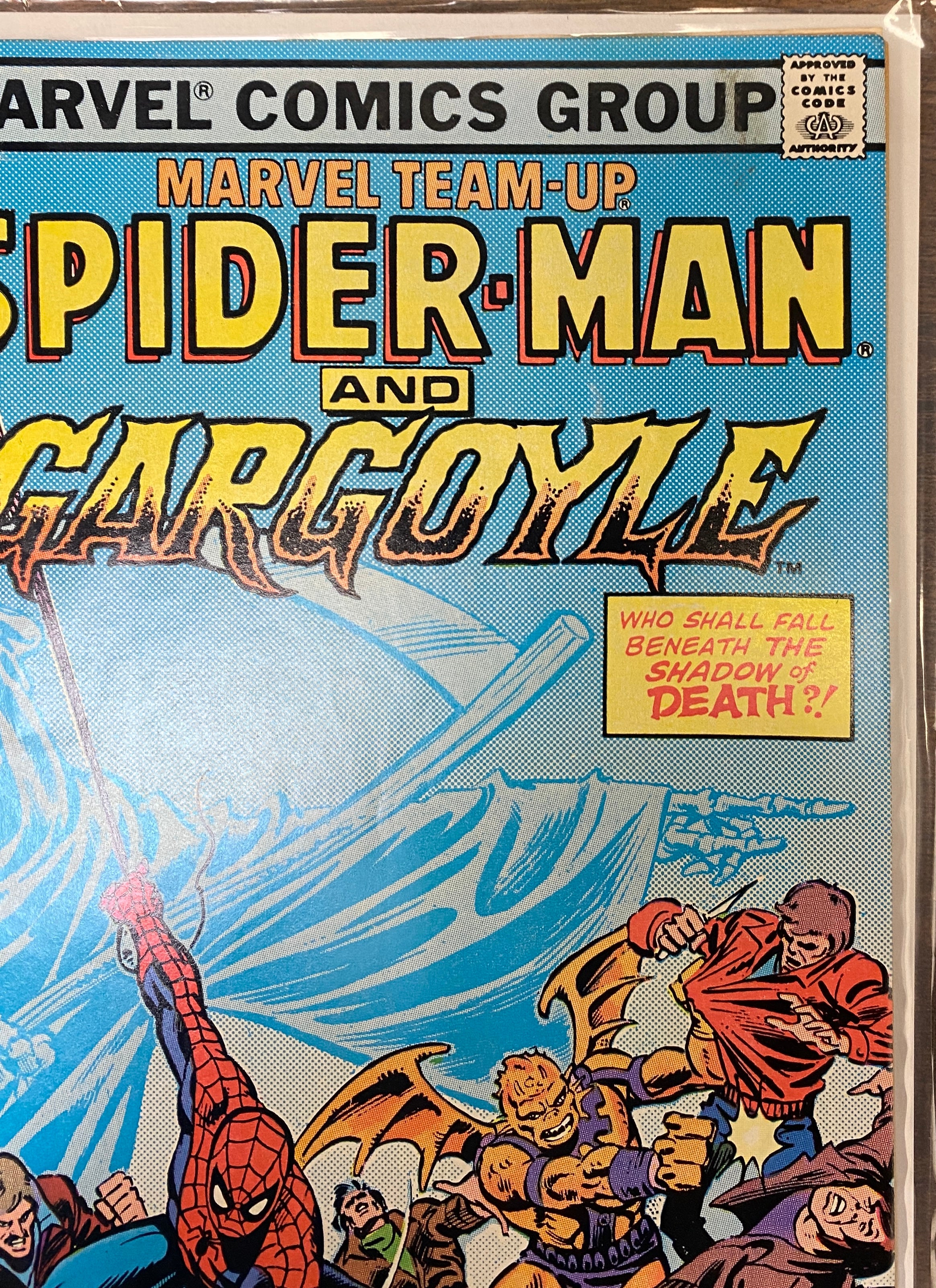Marvel Team Up Spider Man and Gargoyle Comic Book 119 July