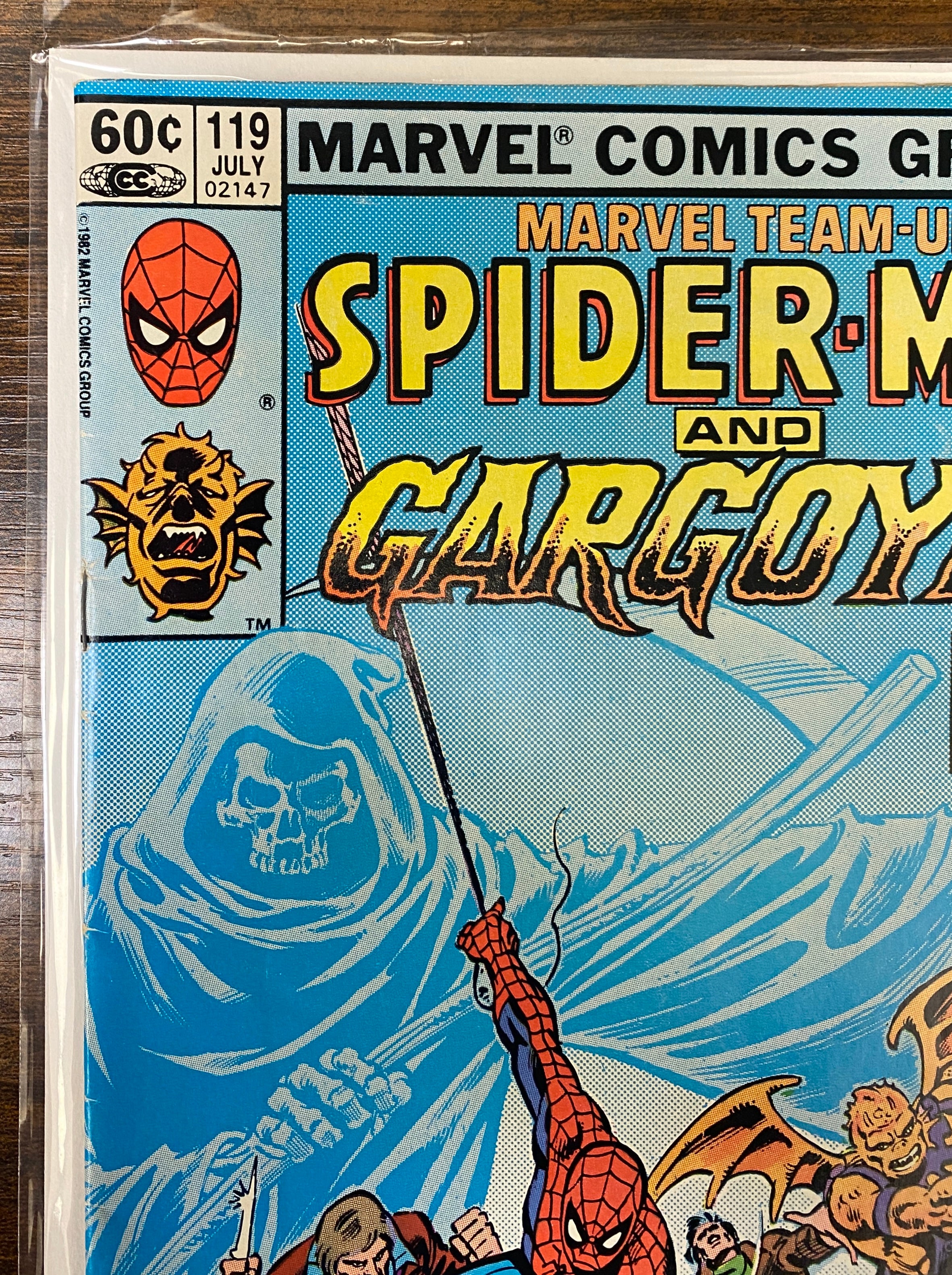 Marvel Team Up Spider Man and Gargoyle Comic Book 119 July