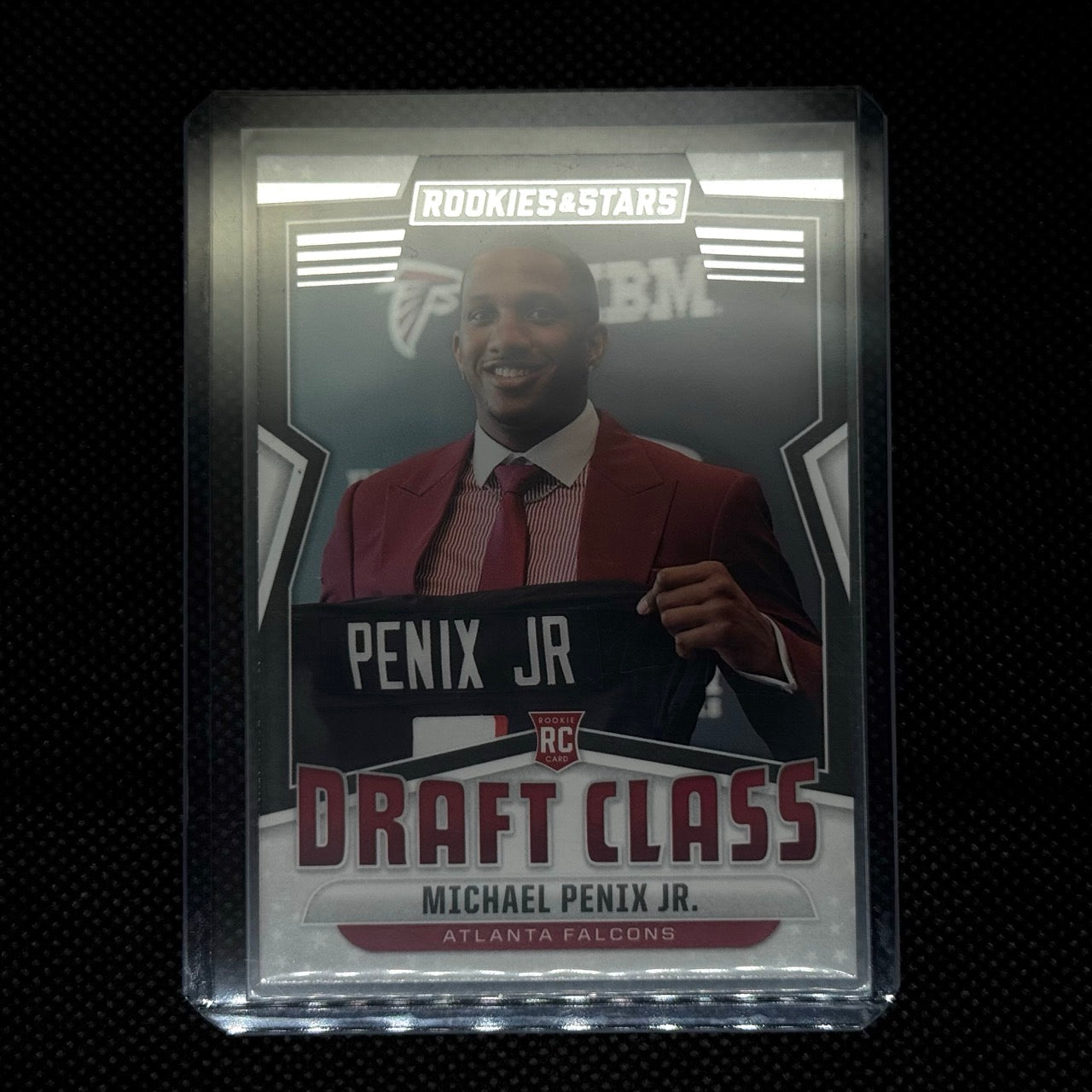 Michael Penix Jr Falcons 2024 Panini Rookies and Stars Football Card No.DC-MPJ Rookie