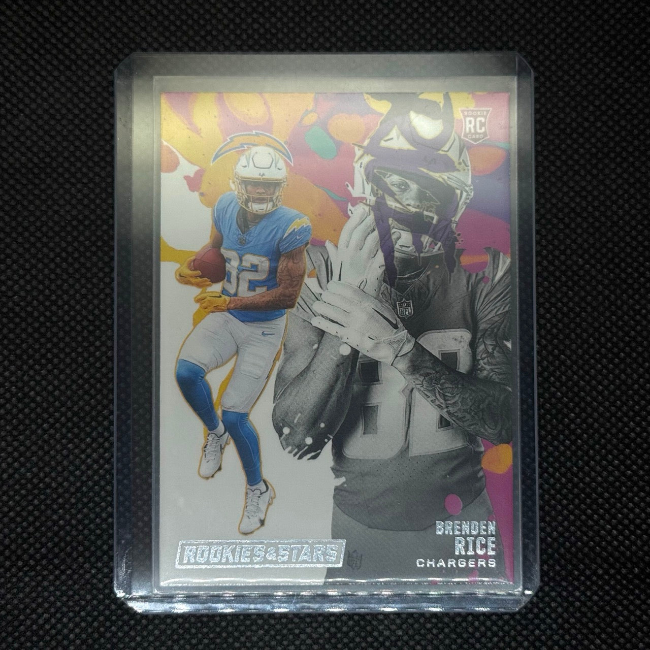 Brenden Rice Chargers 2024 Panini Rookies and Stars Football Card No.RE-BRE RC