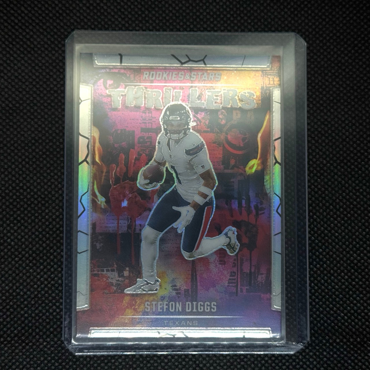 Stefon Diggs Texans 2024 Panini Rookies and Stars Card No.T-SDS Thrillers