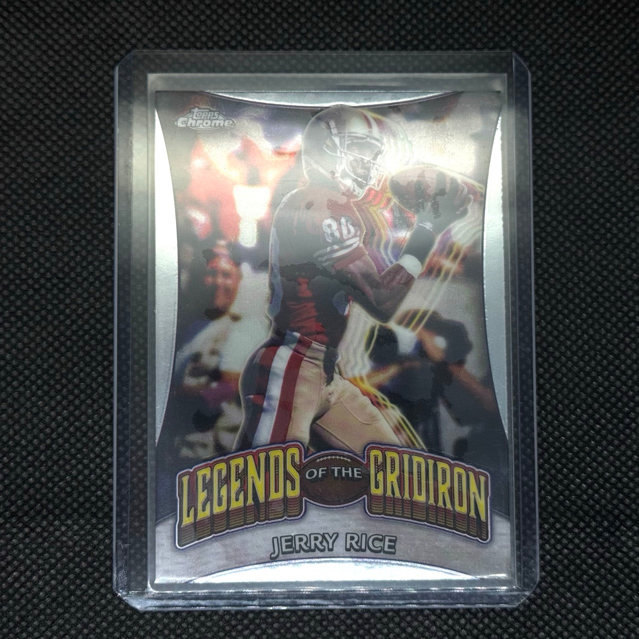 Jerry Rice 49ers Topps Chrome NFL Football Card No.LOG-8