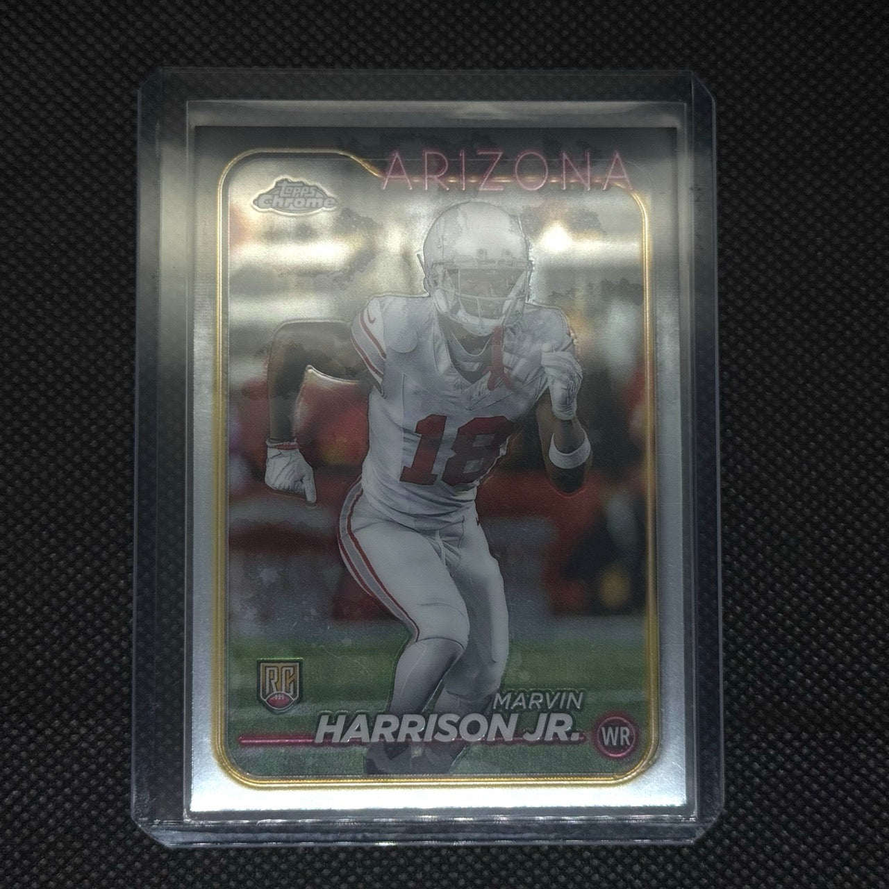 Marvin Harrison Jr Cardinals RC Topps Chrome NFL Football Card No.204