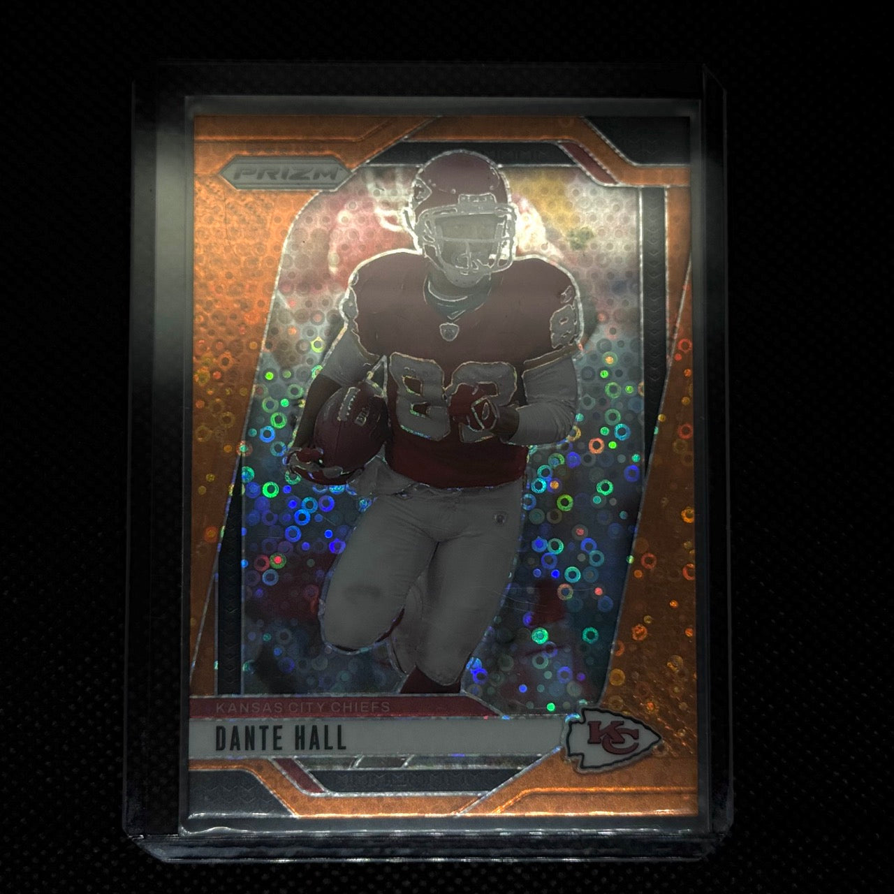 Dante Hall Chiefs 2024 Panini Prizm Card No.146 Orange Disco