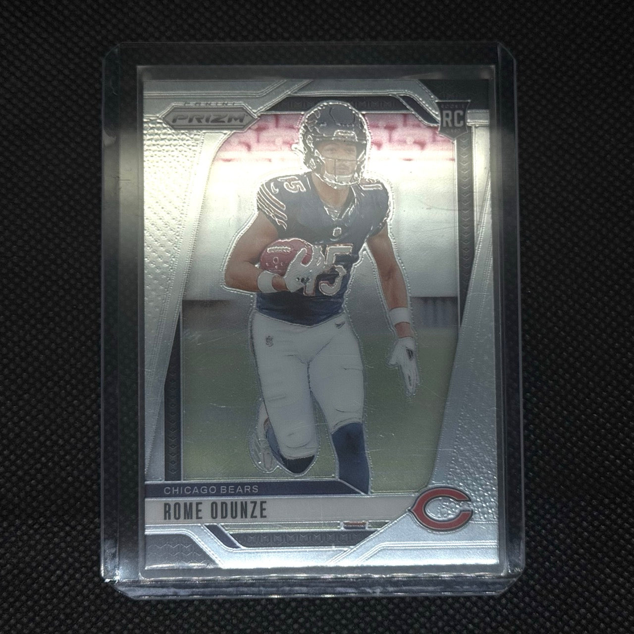 Rome Odunze Bears Rookie 2024 Panini Prizm Card No. 385 