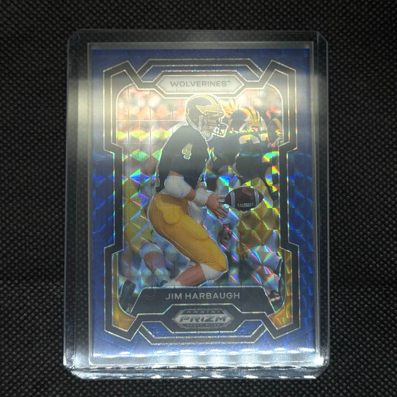 Jim Harbaugh Prizm Draft 2024 No.50 Card 84/89 Wolverines Variant