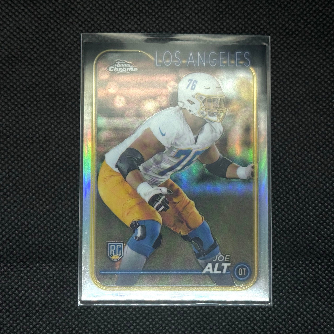 Joe Alt Rams Topps Chrome 2024 Card No.237 Rookie