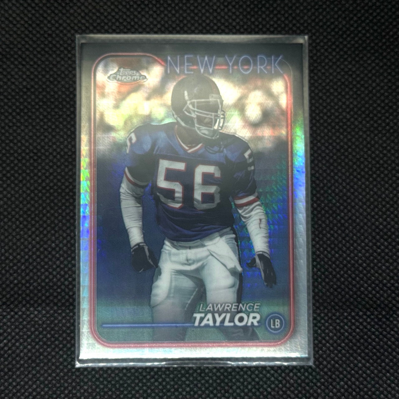 Lawrence Taylor Giants Topps Chrome 2024 Card No.139 Variant