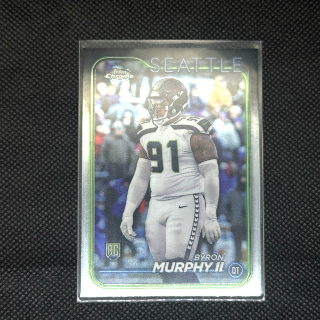 Byron Murphy Seahawks Topps Chrome 2024 Card No.297 Rookie