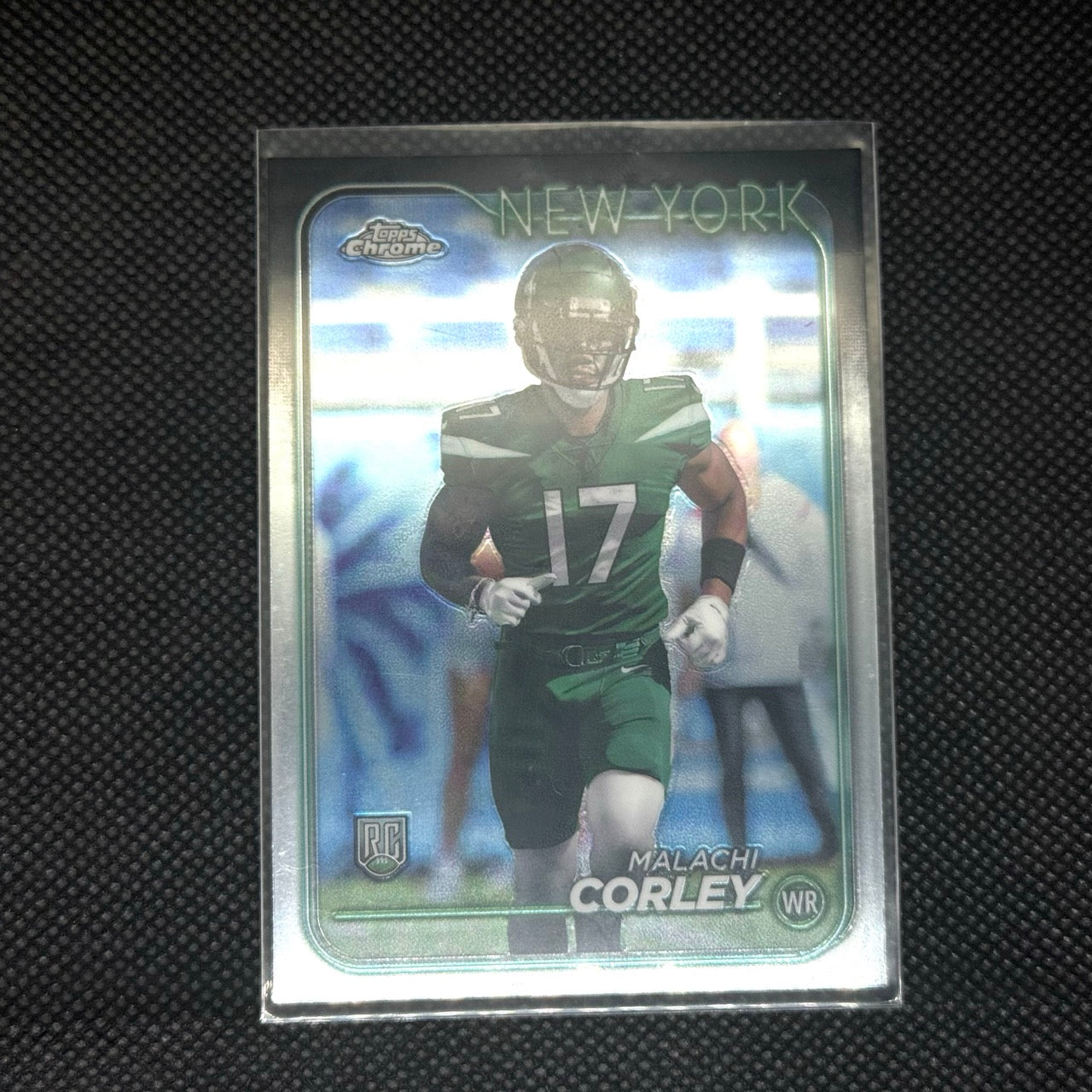 Malachi Corley 2024 Topps Chrome Card No.224 Jets Rookie