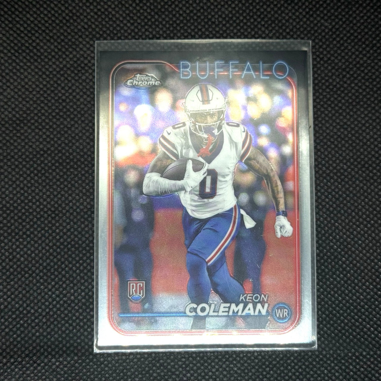 Keon Coleman 2024 Topps Chrome Card No.209 Rookie