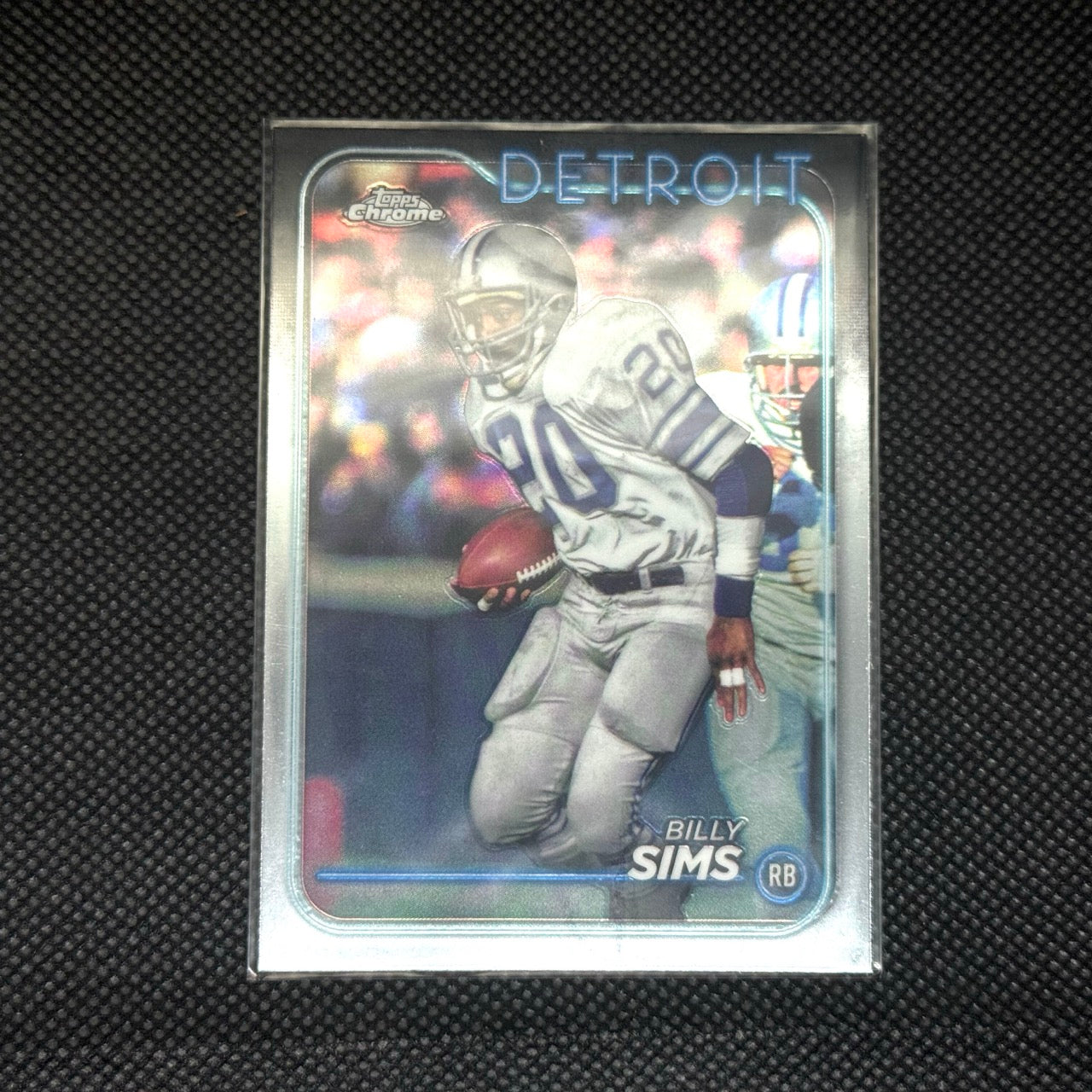 Billy Sims 2024 Topps Chrome Card No.70 Lions