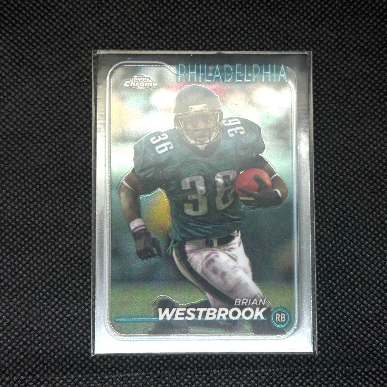 Brian Westbrook Eagles 2024 Topps Chrome Card No.156