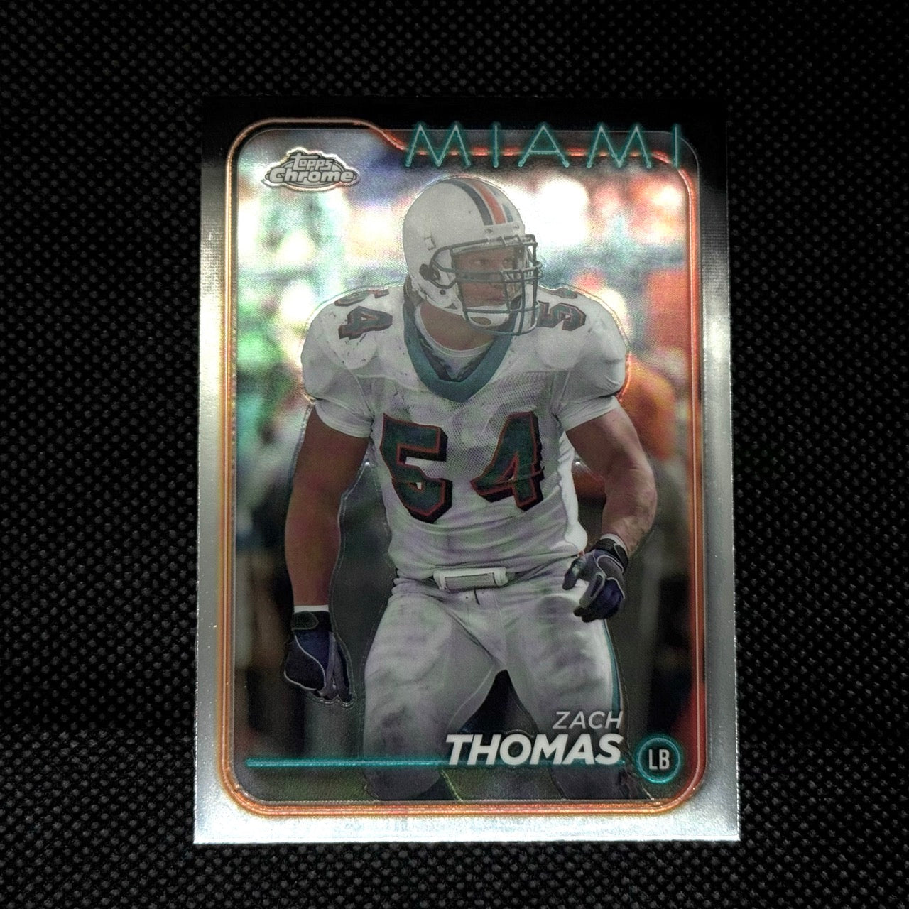 Zach Thomas Dolphins 2024 Topps Chrome Card No.109